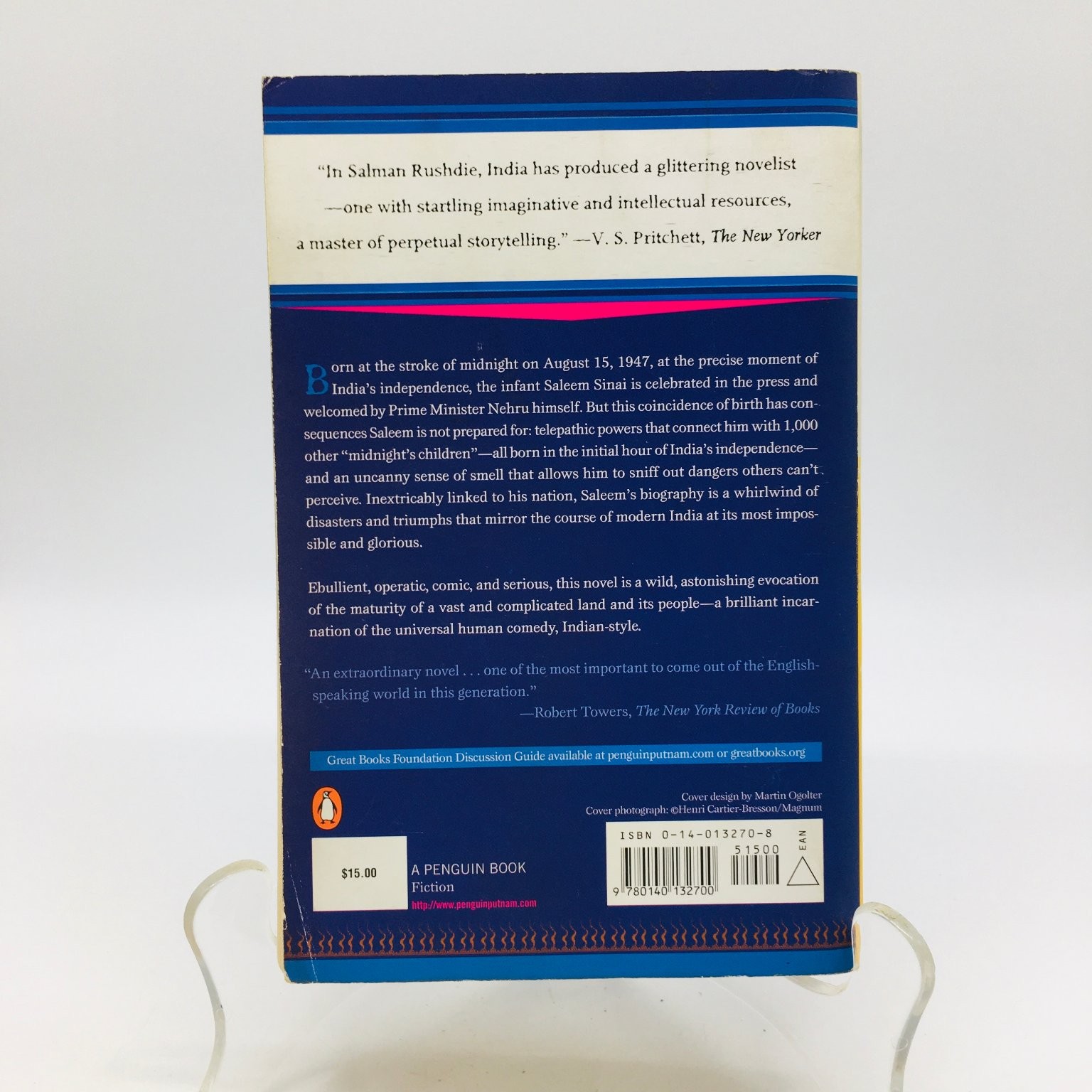 Midnight’s Children Salman Rushdie Reprint Edition 1991 Booker Prize Winner