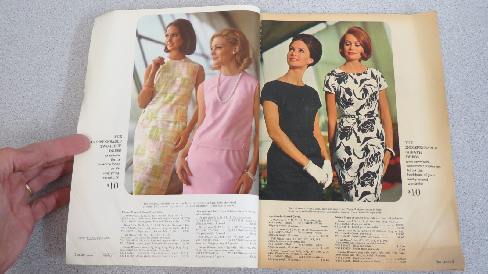 Sears Roebuck 1965 Summer Catalog – Country Style – Vintage – 320 pages