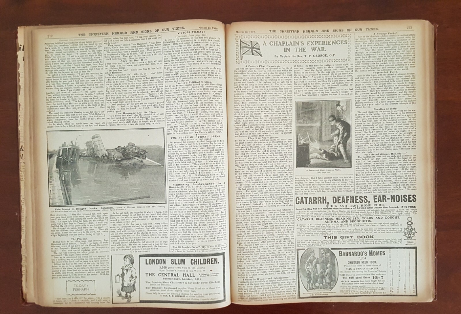 The Christian Herald Signs Of Our Times Newspapers, Jan – June 1919 (Hardback)