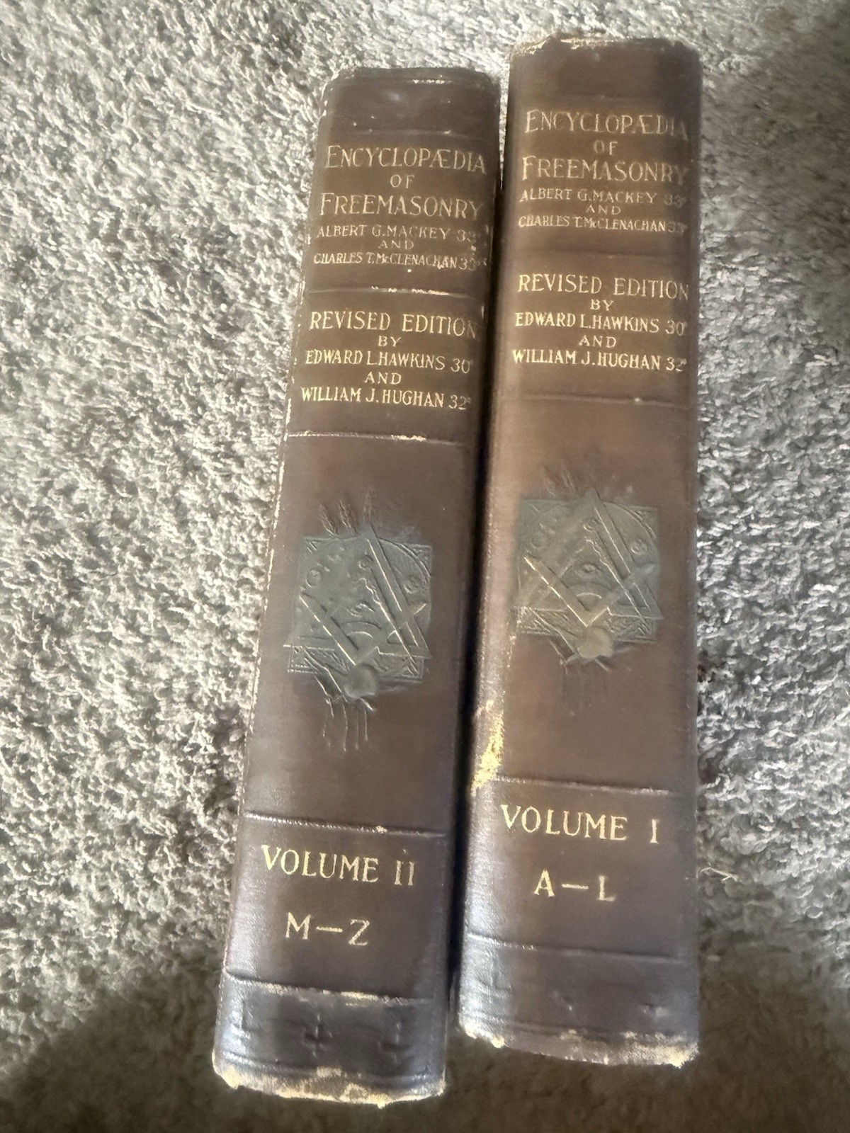Encyclopedia of Freemasonry Albert Mackey McClenachan – Vol 1-2 1924 Revised