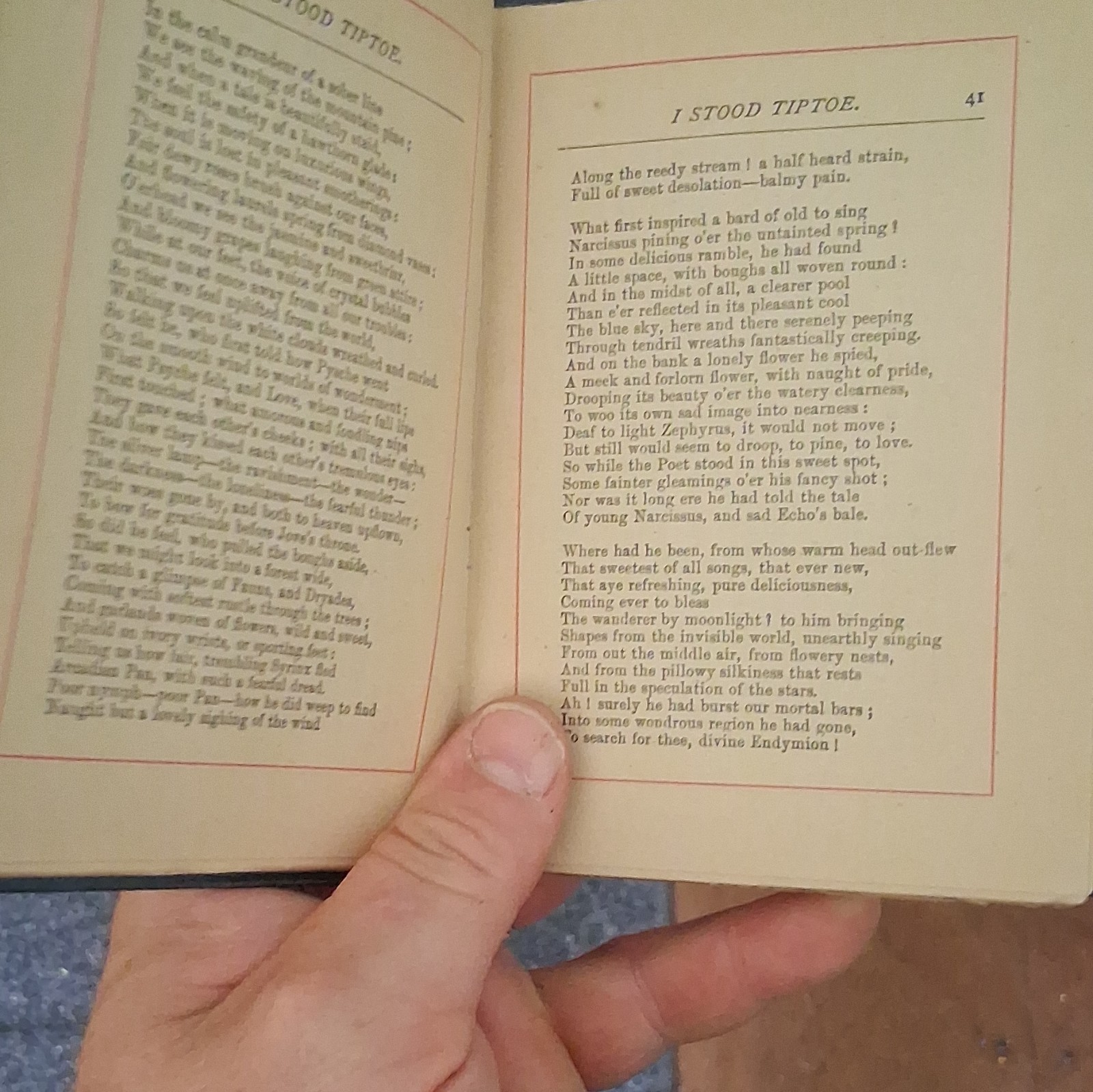 Victorian era Keats The Poetical Works HC Walter Scott London English Poetry
