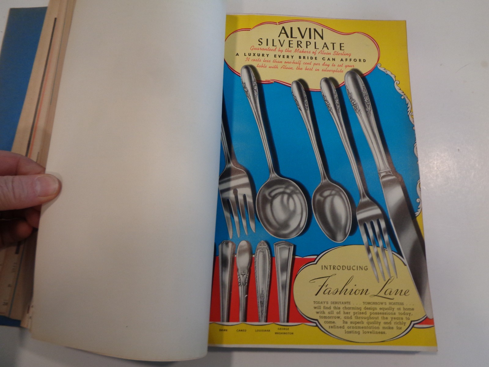Vintage 1942 Bennett Brothers Blue Book of Quality Merchandise Catalog Jewelry