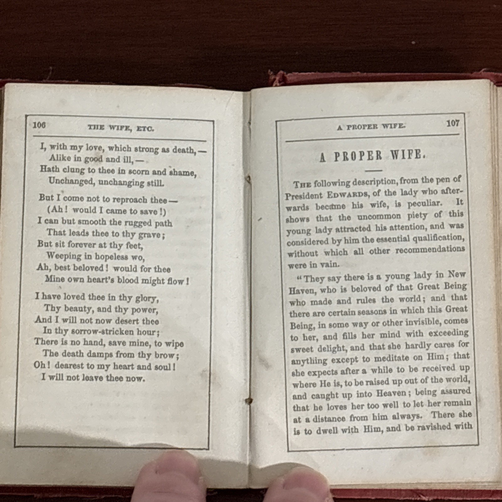 Antique “The Lady’s Token Or Gift Of Friendship”1848 Pocket Sized Literary Anual