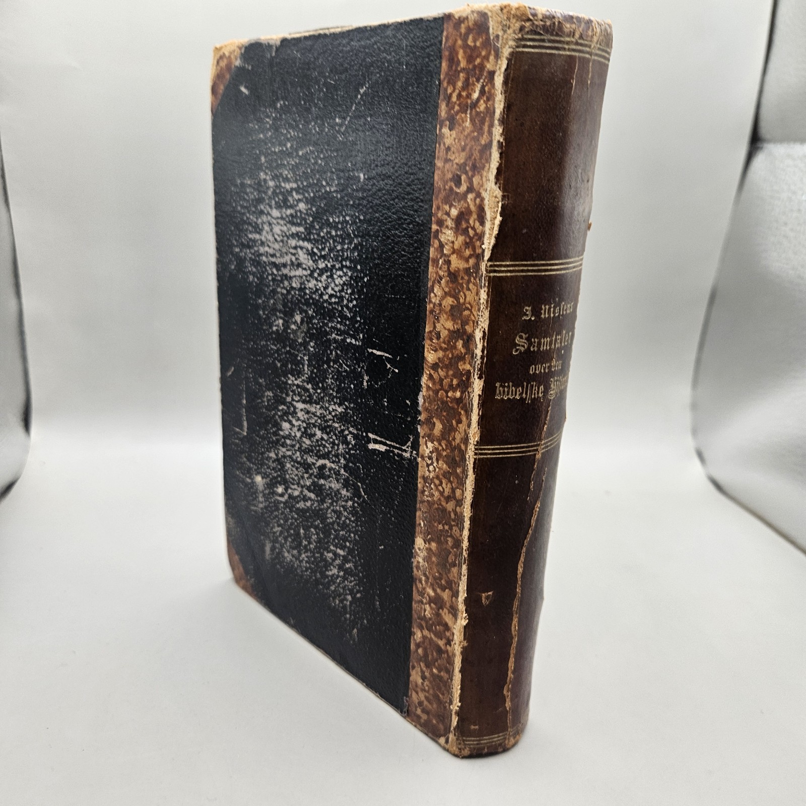 J. Nissens Samtaler over den bibelske Historie Dutch Bible History 1876 HC Book