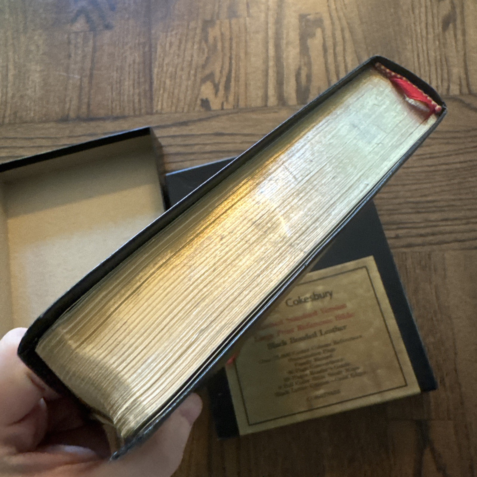 1972 Cokesbury Holy Bible Bonded Leather W/ Box