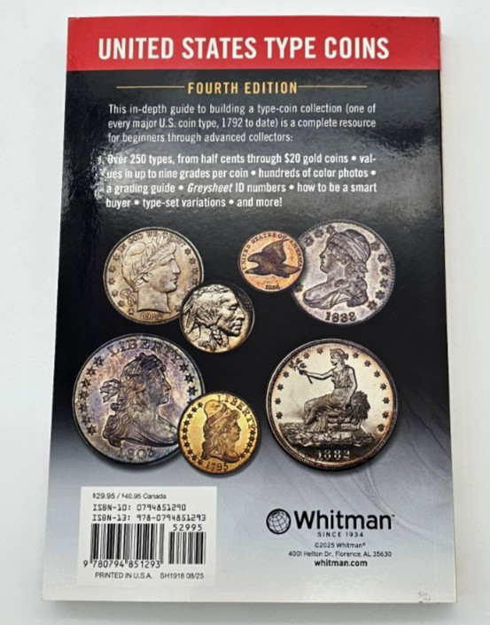 United States Type Coins 4th Edition Red Book Series – Softcover-History-Values