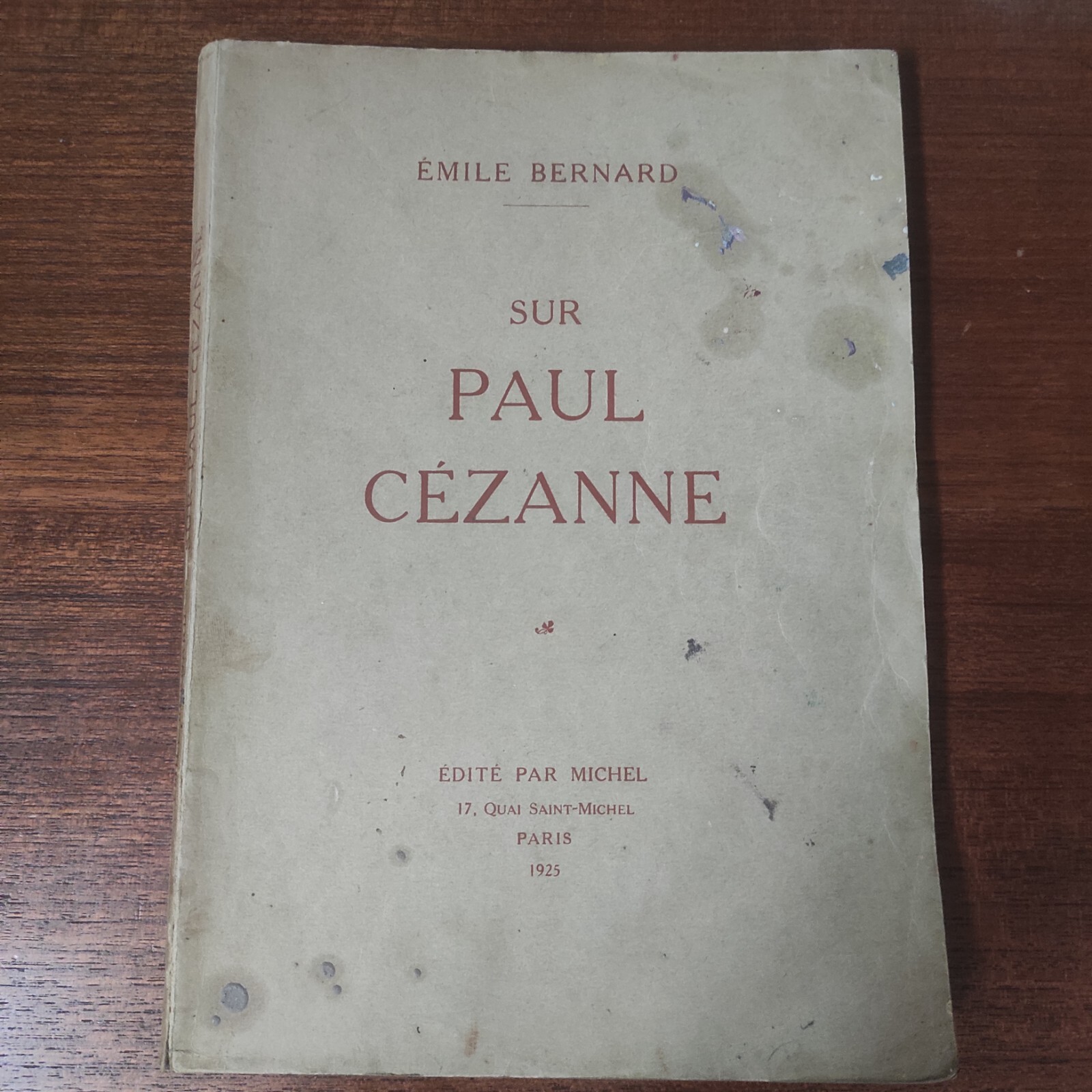 Emile Bernard, Souvenirs sur Paul Cézanne. Une conversation, Paris 1926