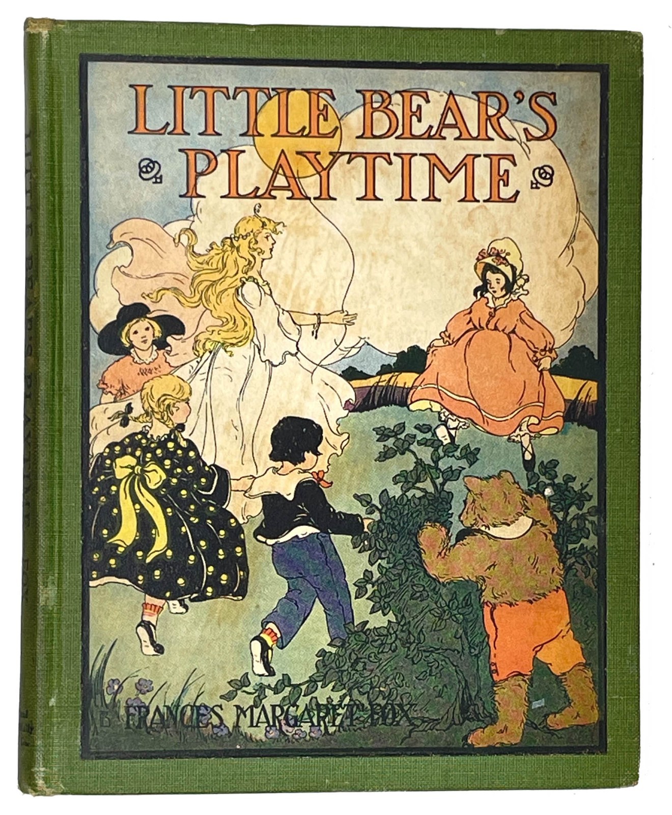 Little Bear’s Playtime Frances Margaret Fox Antique Book COLOR Pics 1922