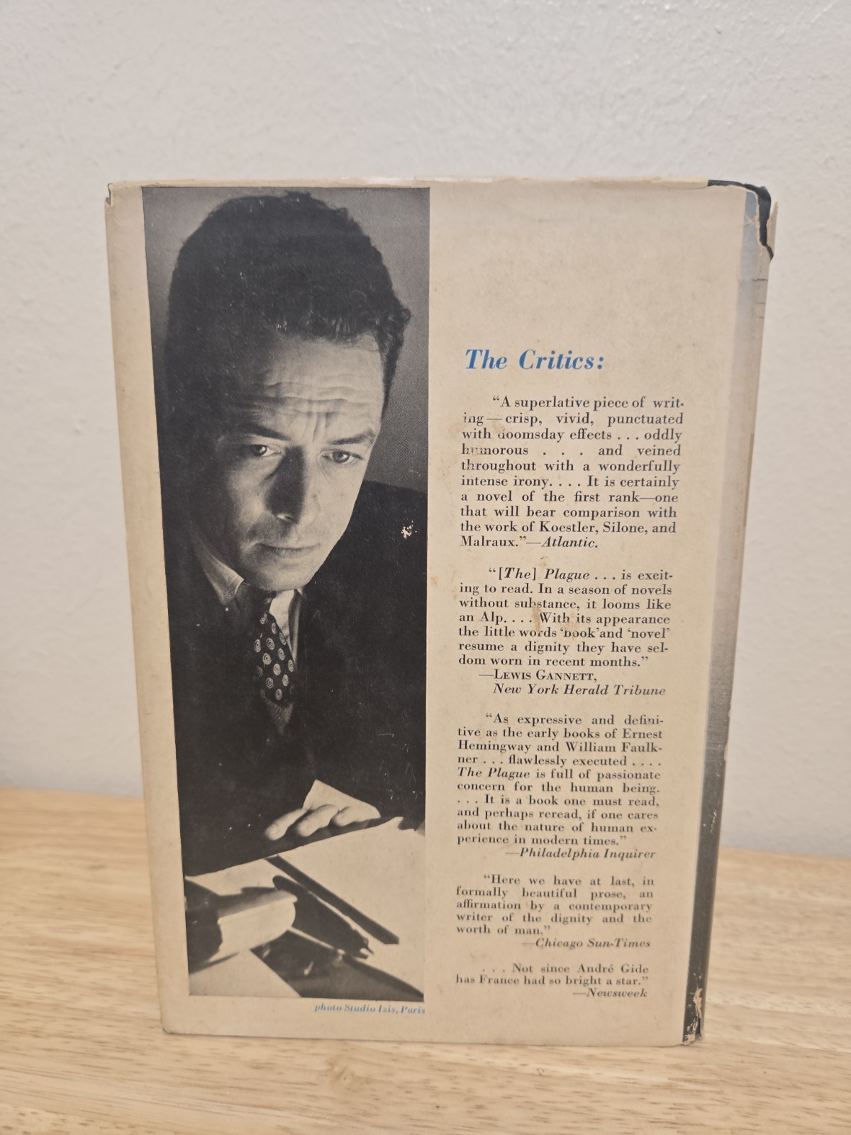 1952 Vintage Book: The Plague A Novel By Albert Camus 6th Printing