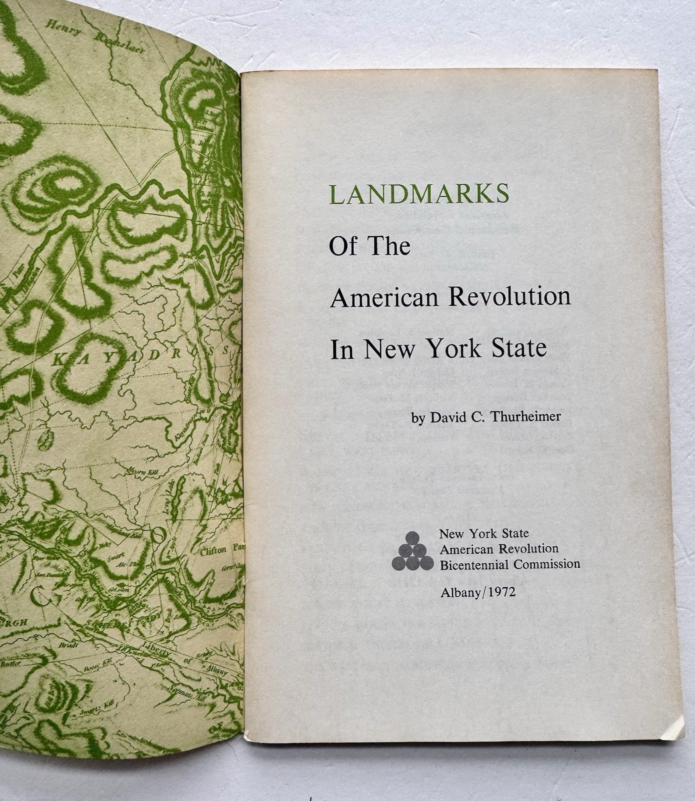 Landmarks of the Revolution in New York State PB 1972 Guidebook by Thurheimer