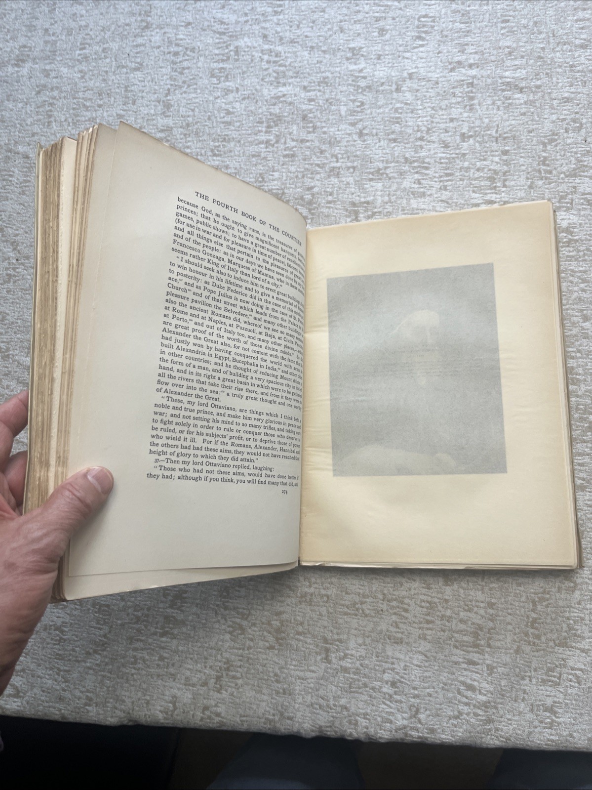 The Book of the Courtier, Castiglione. Scribner’s 1901. No. 354 of 500.