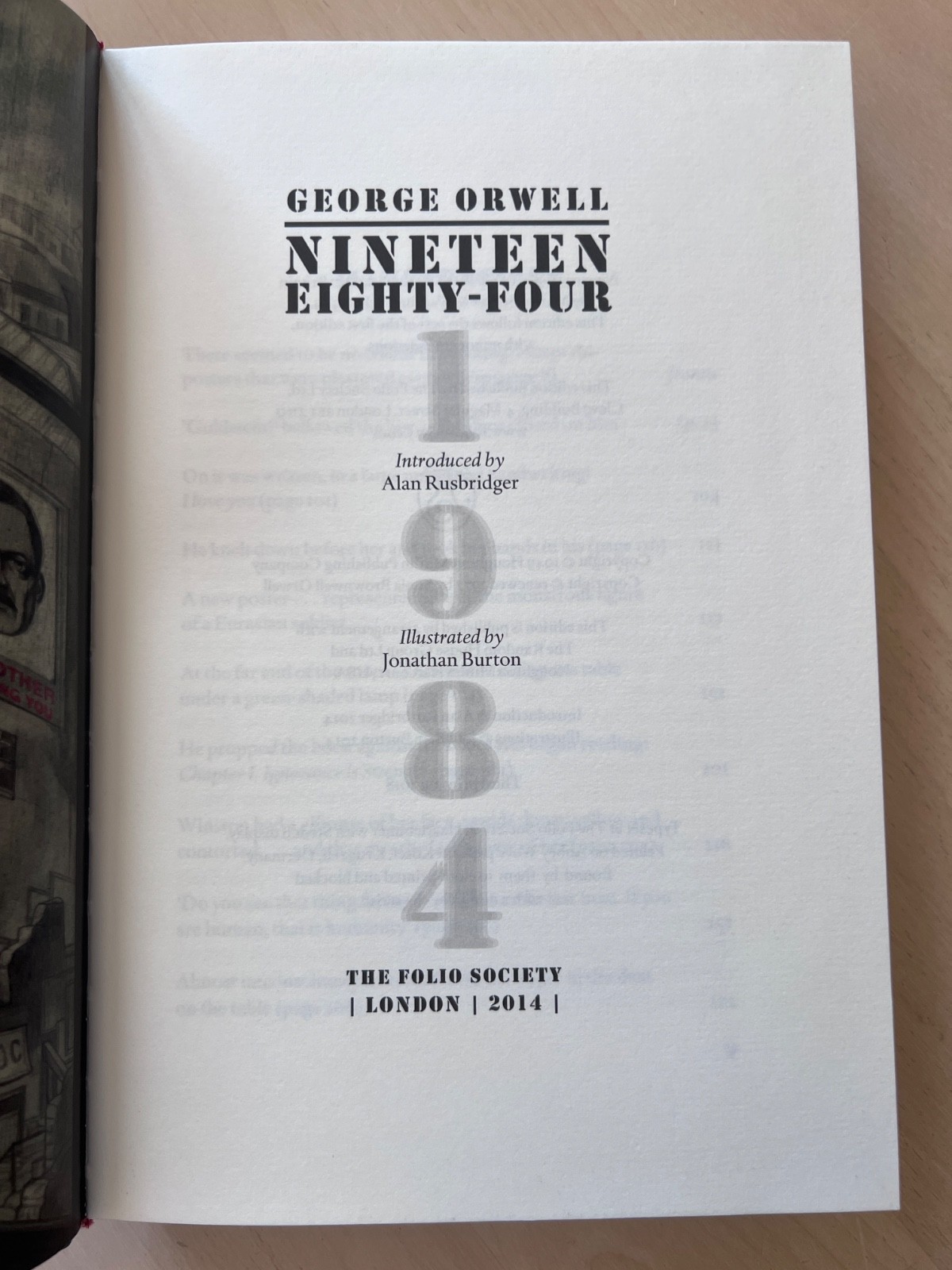 George Orwell 1984 ~ Folio Society Edition (out of print)