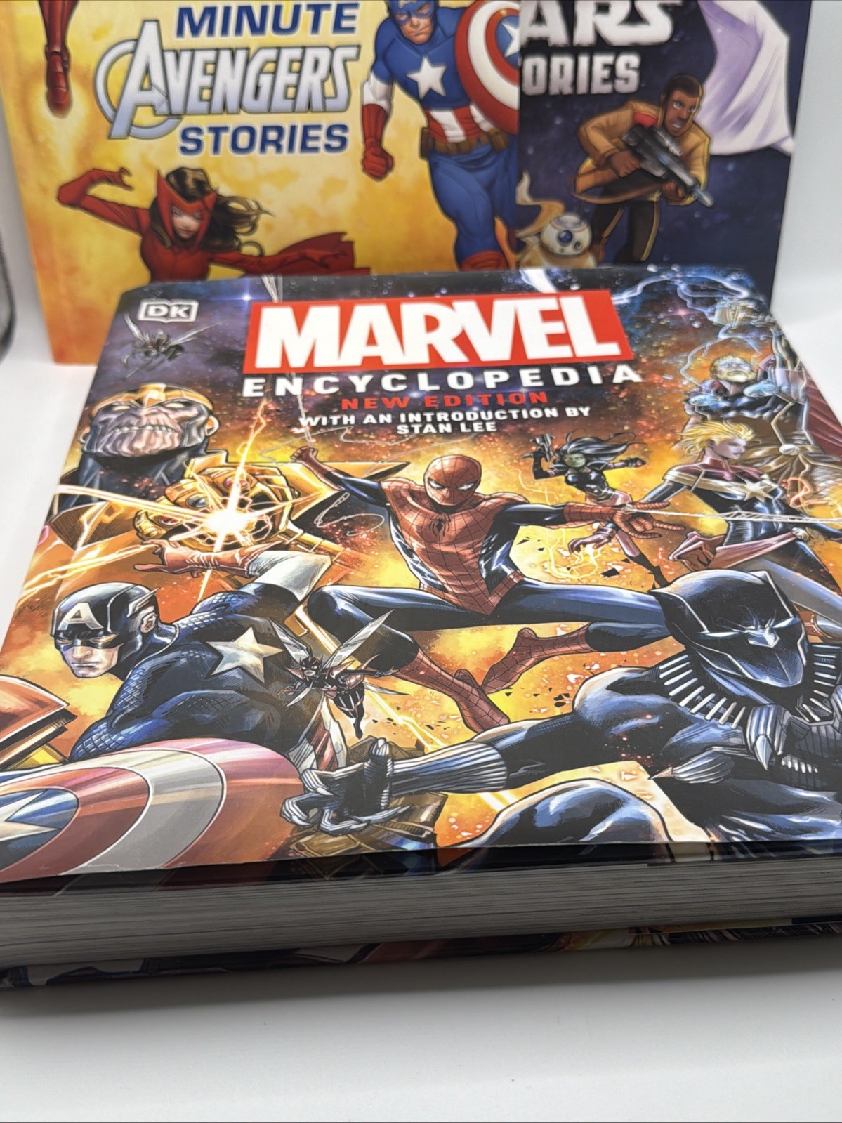 Marvel Comics Encyclopedia & Marvel Hardcover Books and Star Wars Lot Of 3