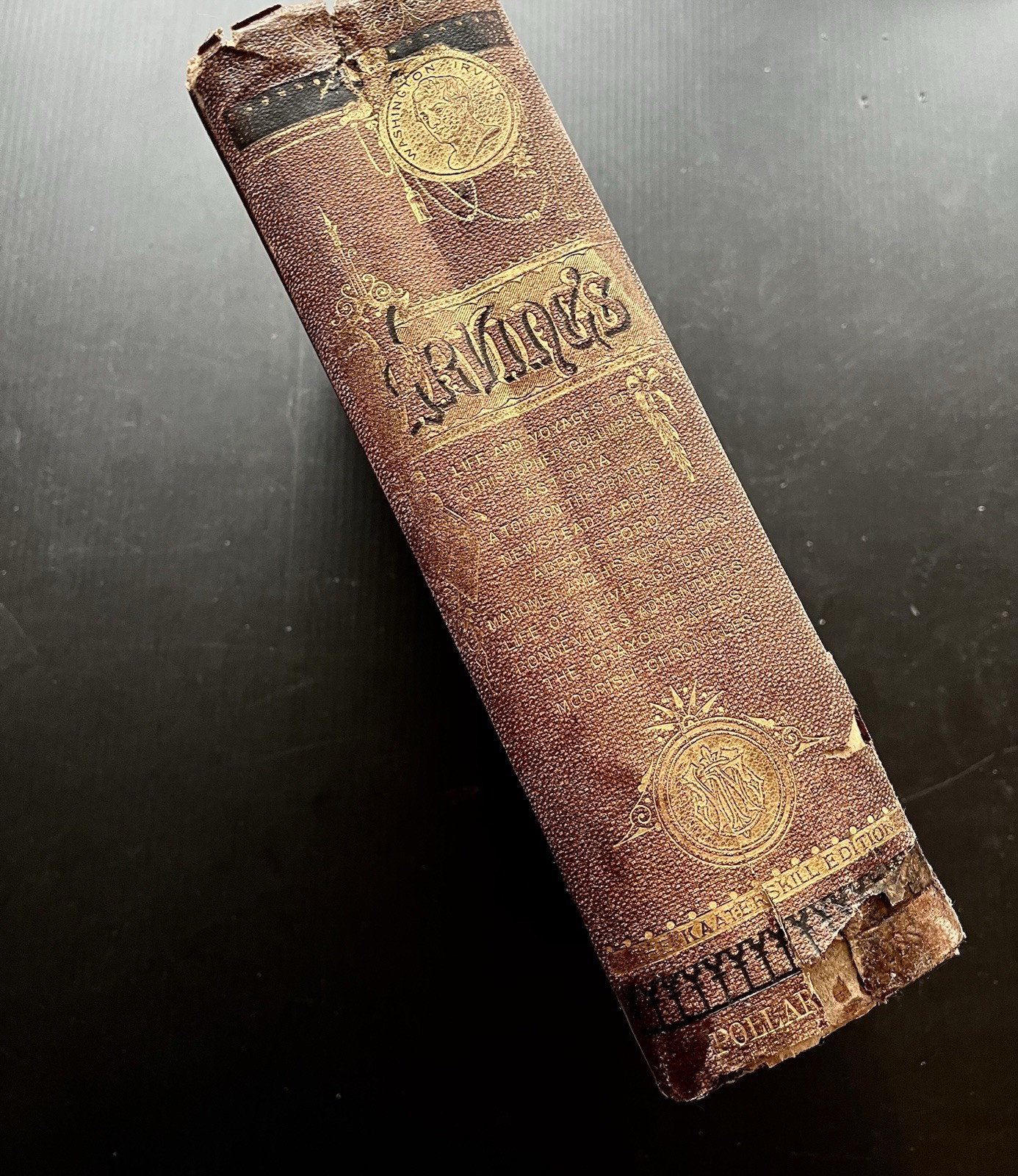 1882 Washington Irving Life & Works Kaaterskill Edition Illustrated 2 Volumes