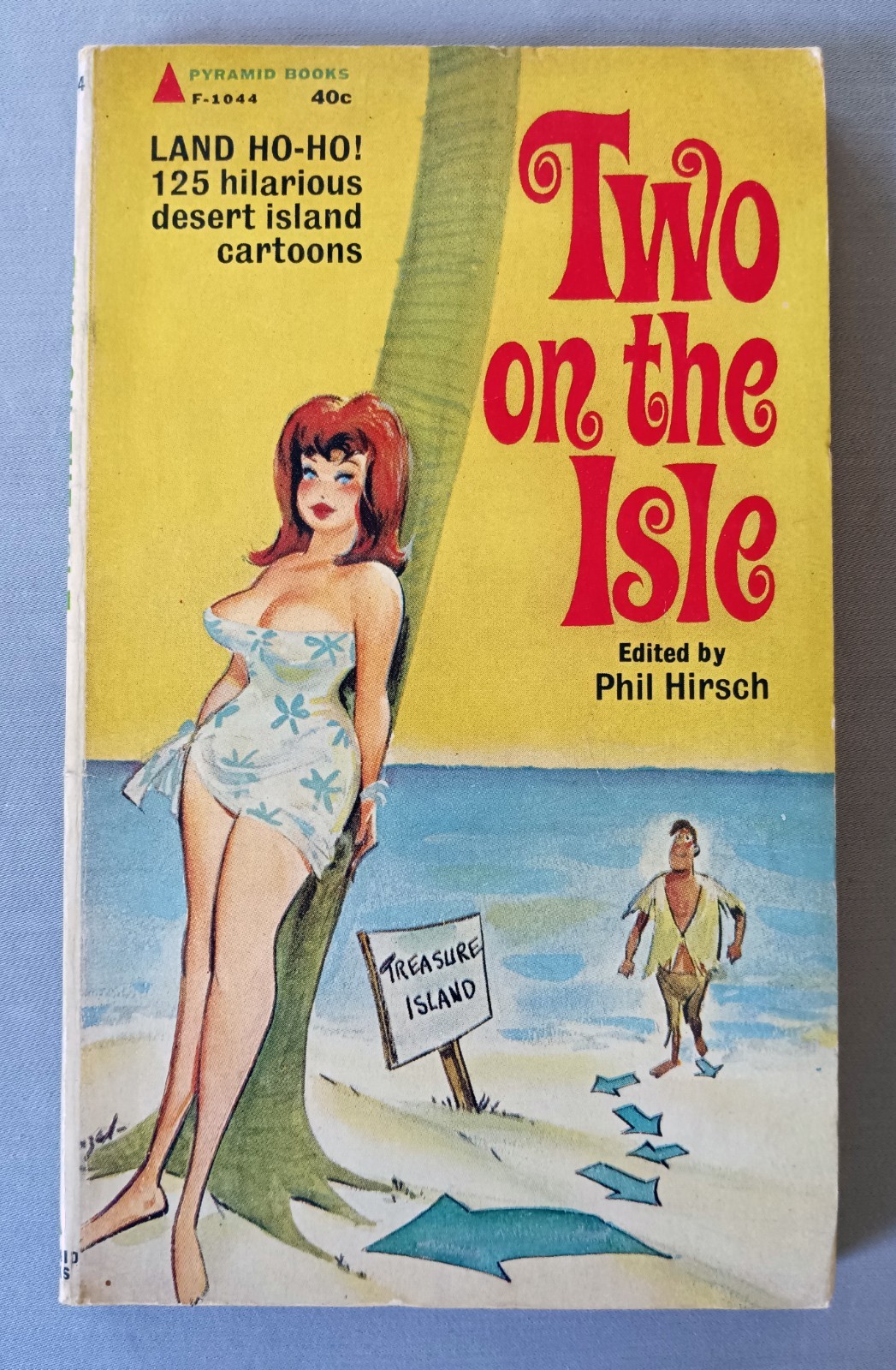 TWO ON THE ISLE, PHIL HIRSCH, PAPERBACK, PB, 1ST PRINT, PYRAMID BOOKS, 1964