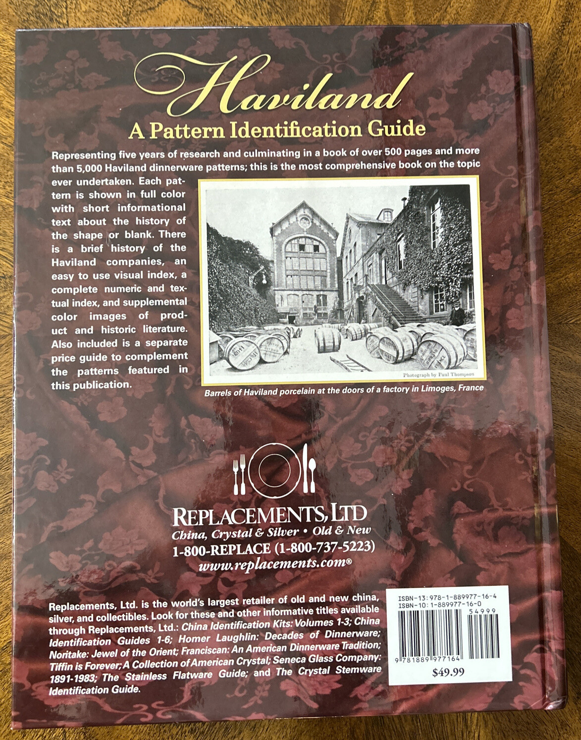Haviland A Pattern Identification Guide: Page, Frederiksen & Six Hard Cover