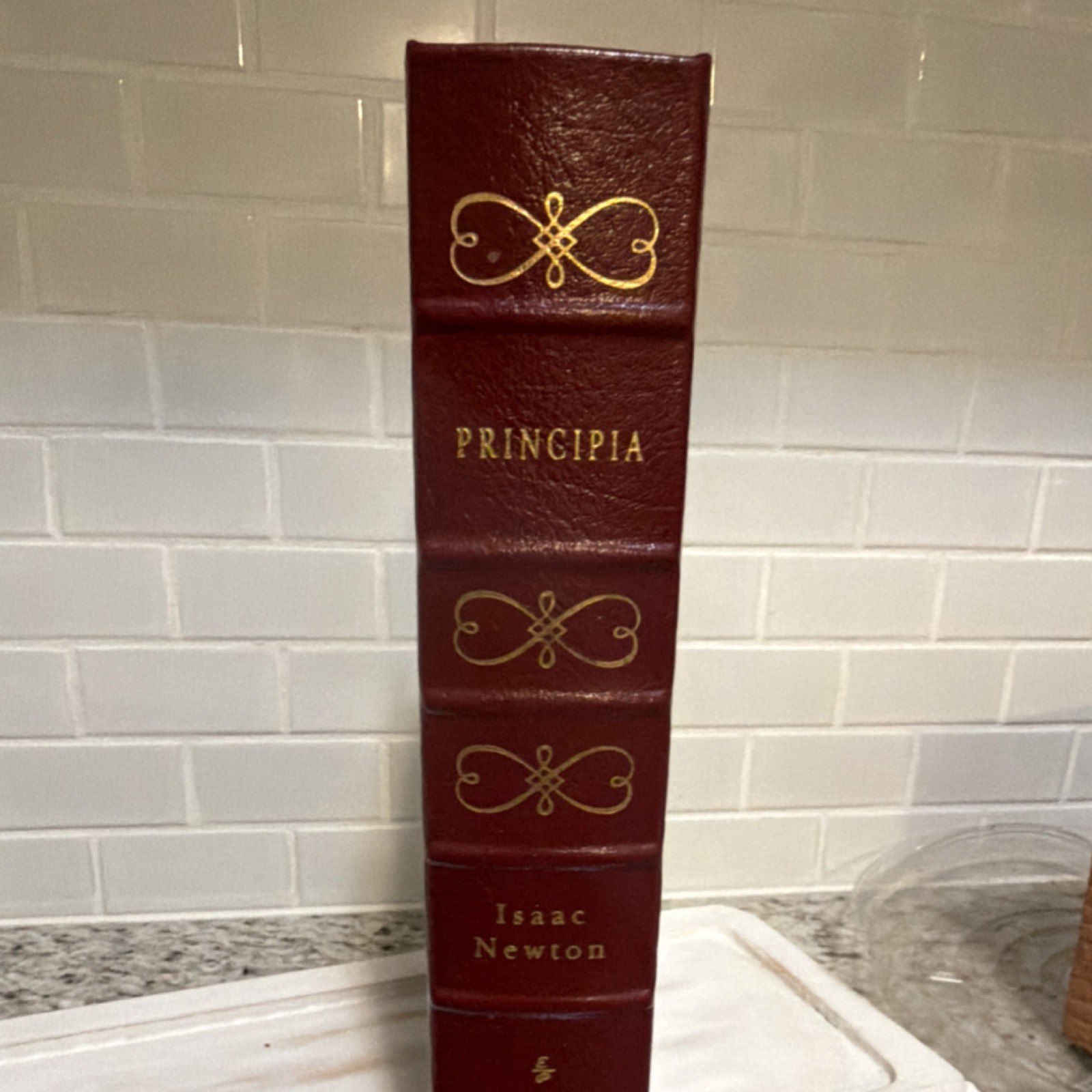 Principia Isaac Newton Collector’s Edition Leather Bound Physics