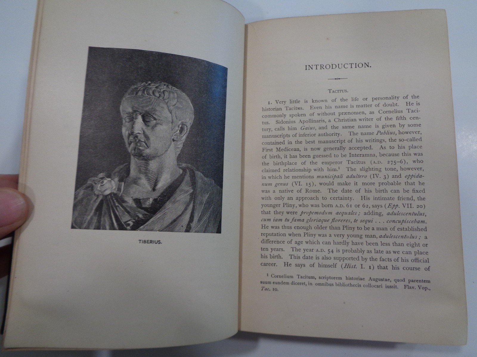 The Annuals of Tacitus 1890 Books I-VI Ancient Roman Classical Studies Latin
