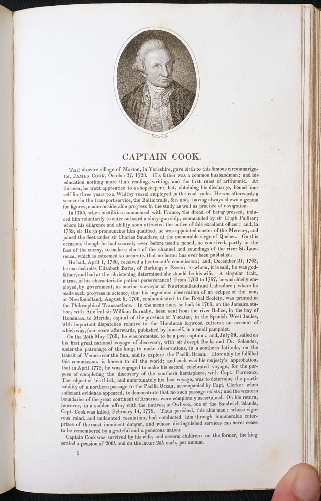Antiquarian BIOGRAPHICAL CABINET VOL 1 Harrison 1823 Capt Cook Milton Chaucer ++