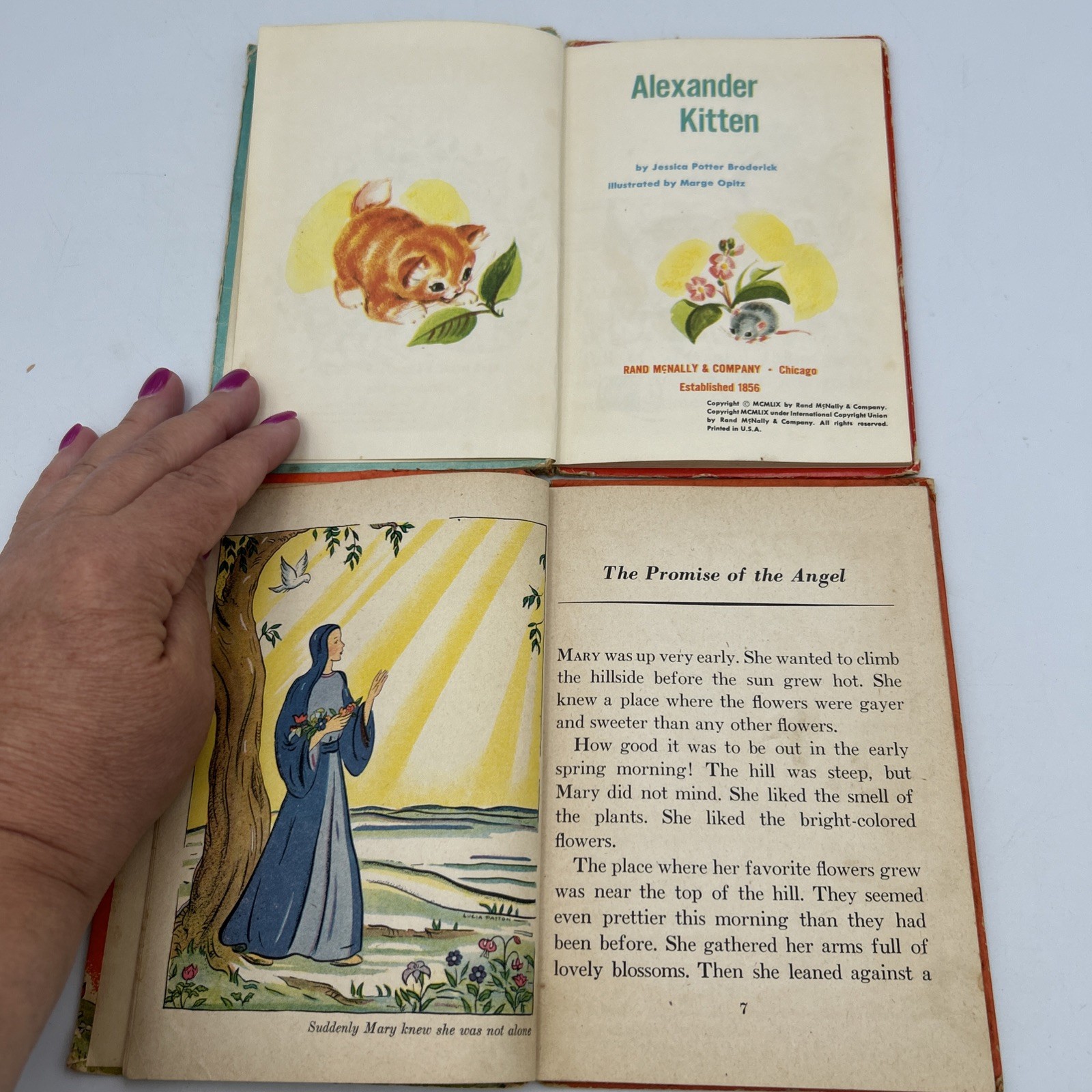 VTG 1940-70s RAND MCNALLY GOLDEN TELL A TALE JUNIOR ELF BOOKS LOT OF 6 – READ