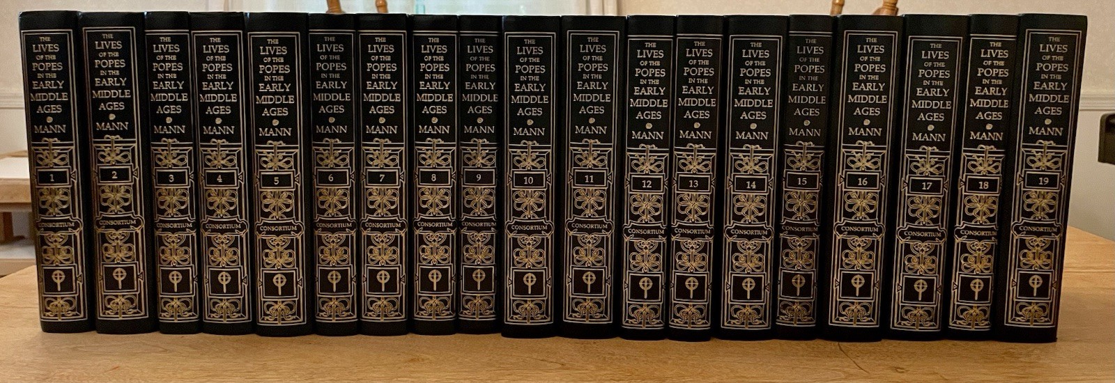 The Lives of the Popes in the Early Middle Ages Horace K. Mann Rare Complete Set