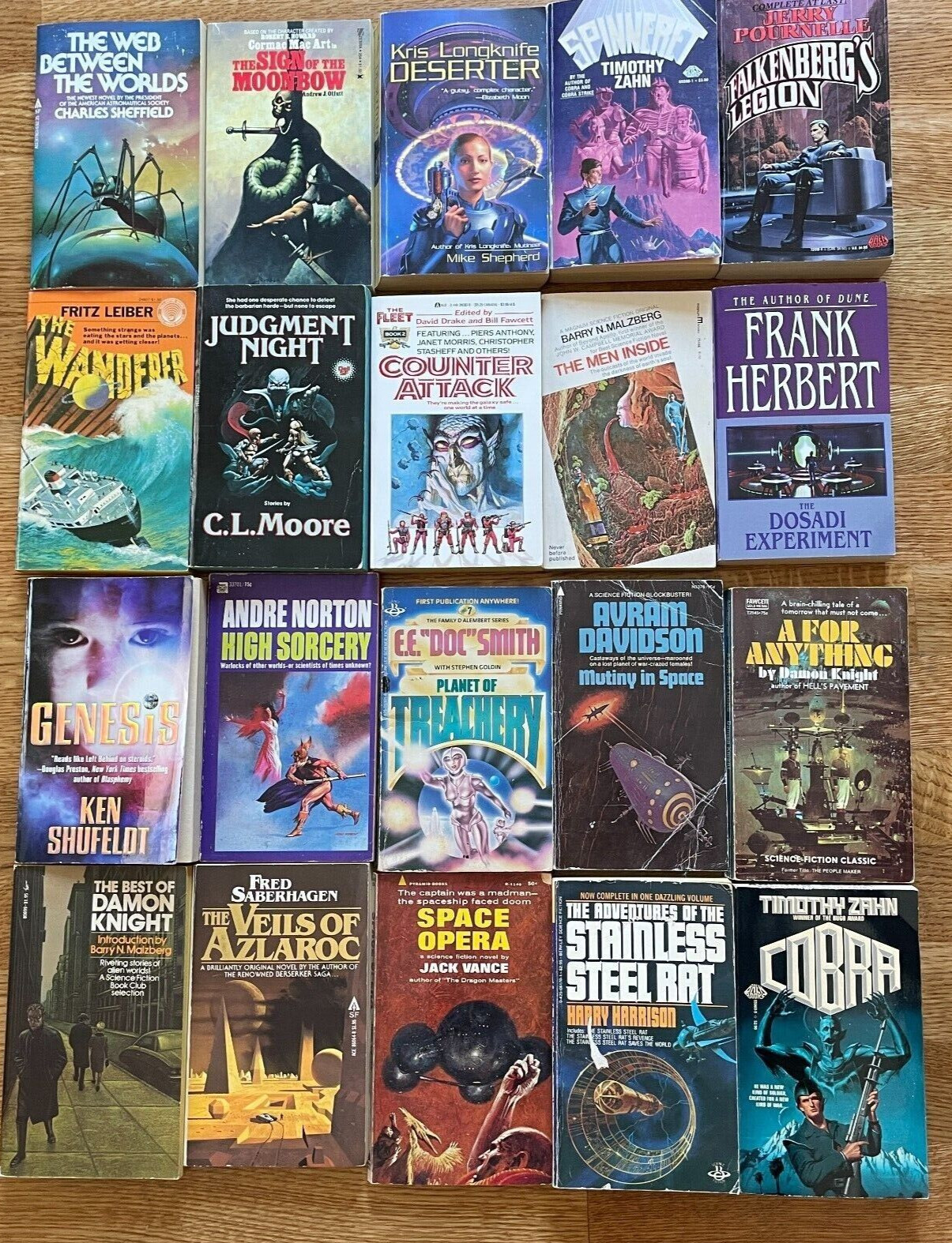 10X All Science Fiction Scifi Random Mix Paperback Books Vintage 1960s+ Lot