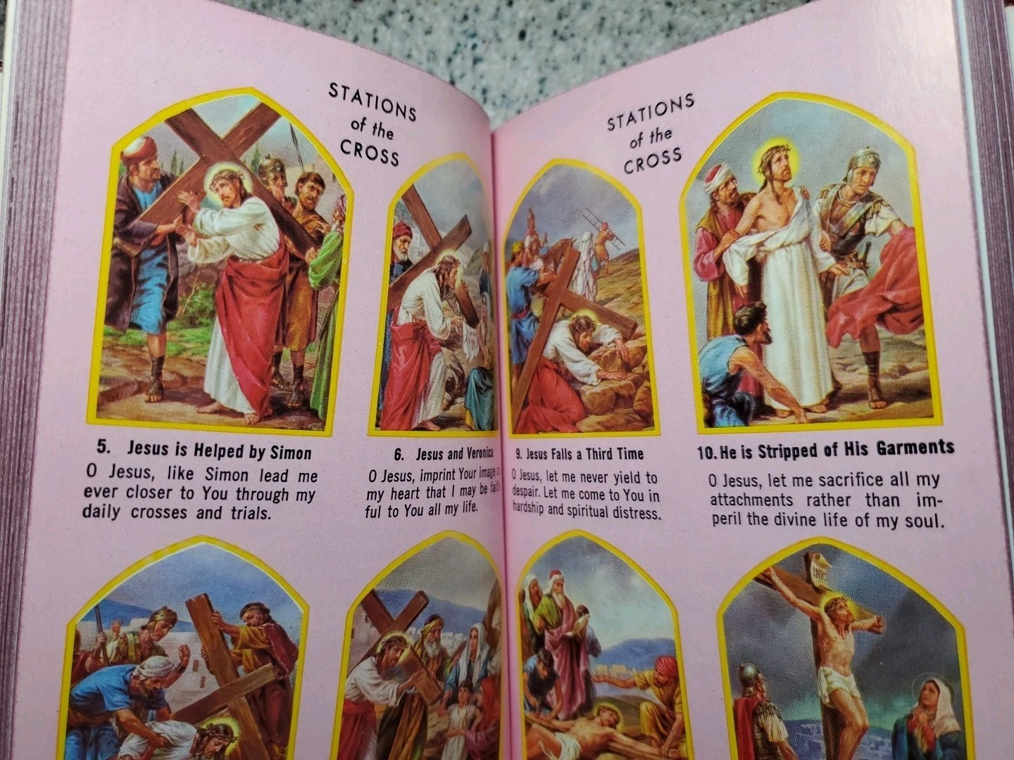 Pocket Book of Hours, Cloth Bound. HC And Immitation of Christ By Kempis