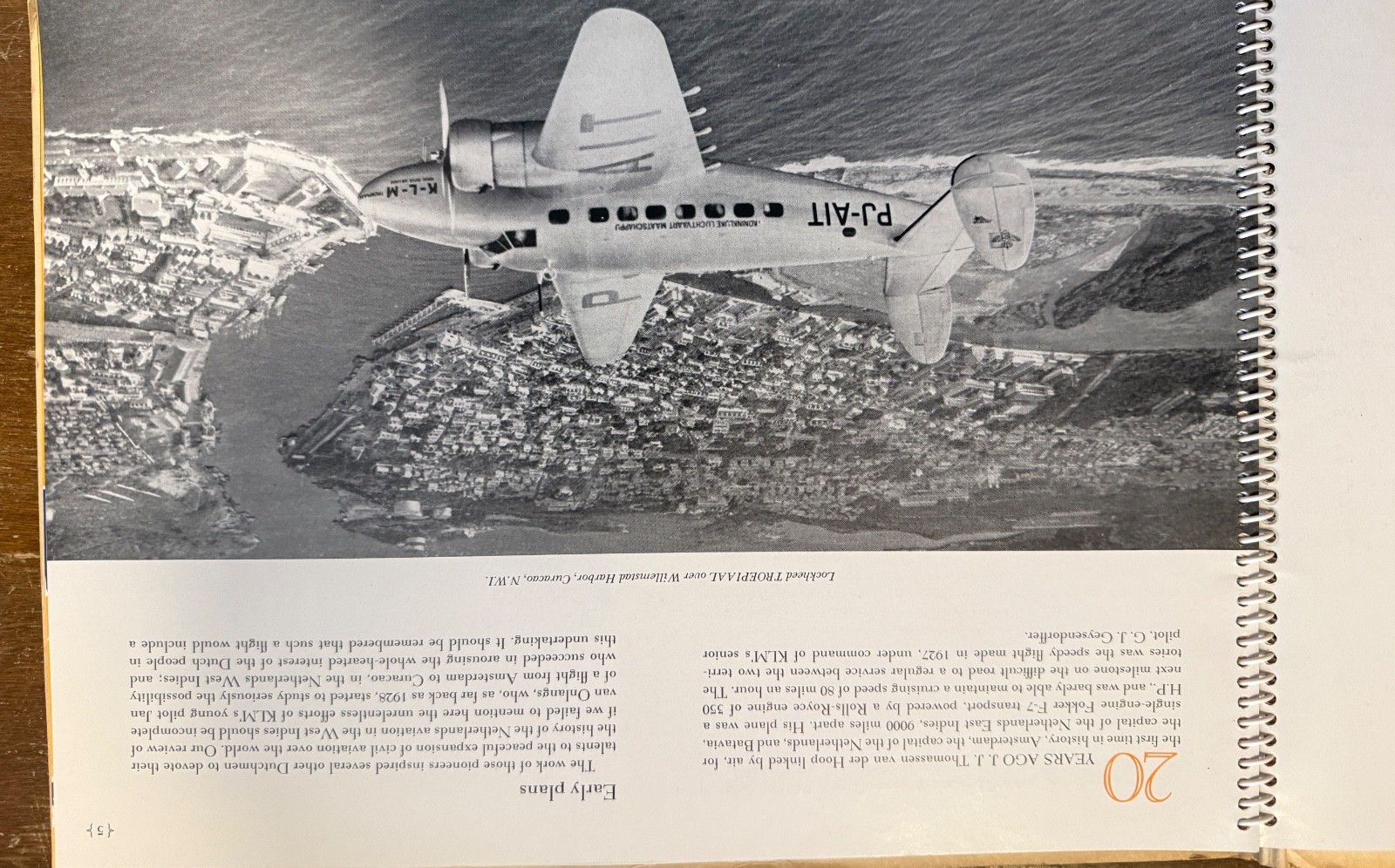 K-L-M’s Caribbean Decade 1934-1944 (Spiral Bound 1944)