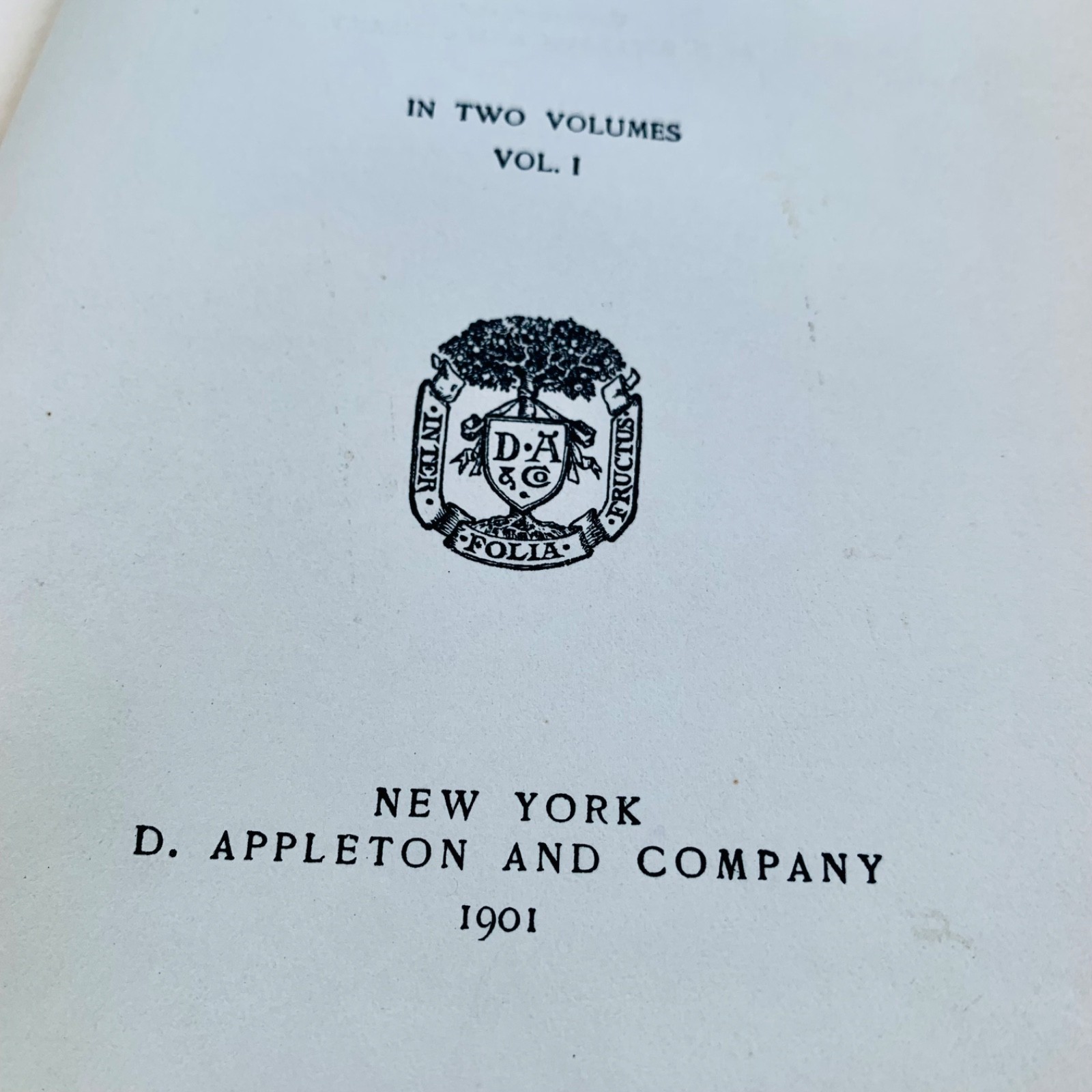1901 History of the Warfare of Science with Theology in Christendom Andrew White