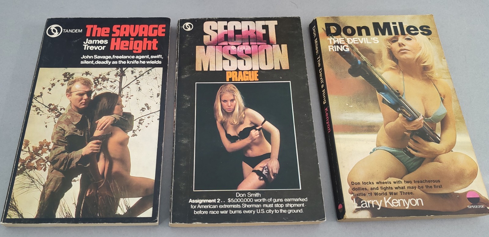 Lot of 21 paperback erotic cult thrillers Sin City Satan’s Mistress occult