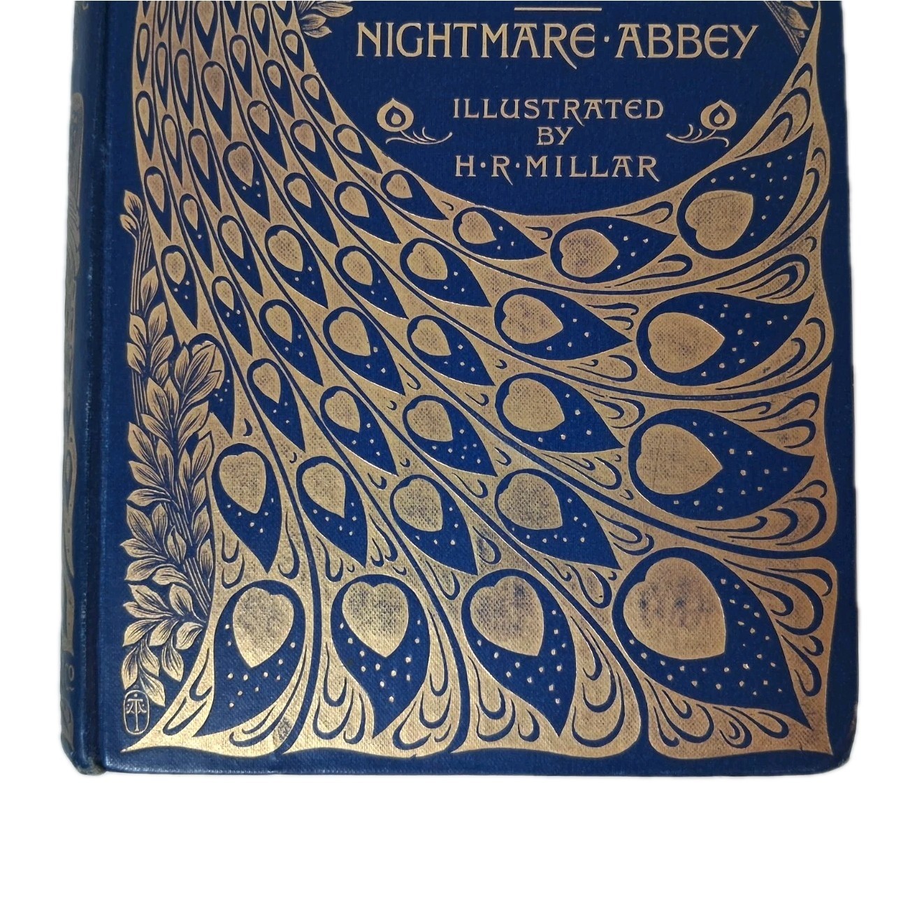 1896 HEADLONG HALL and NIGHTMARE ABBEY THOMAS LOVE PEACOCK BINDING GOTHIC London