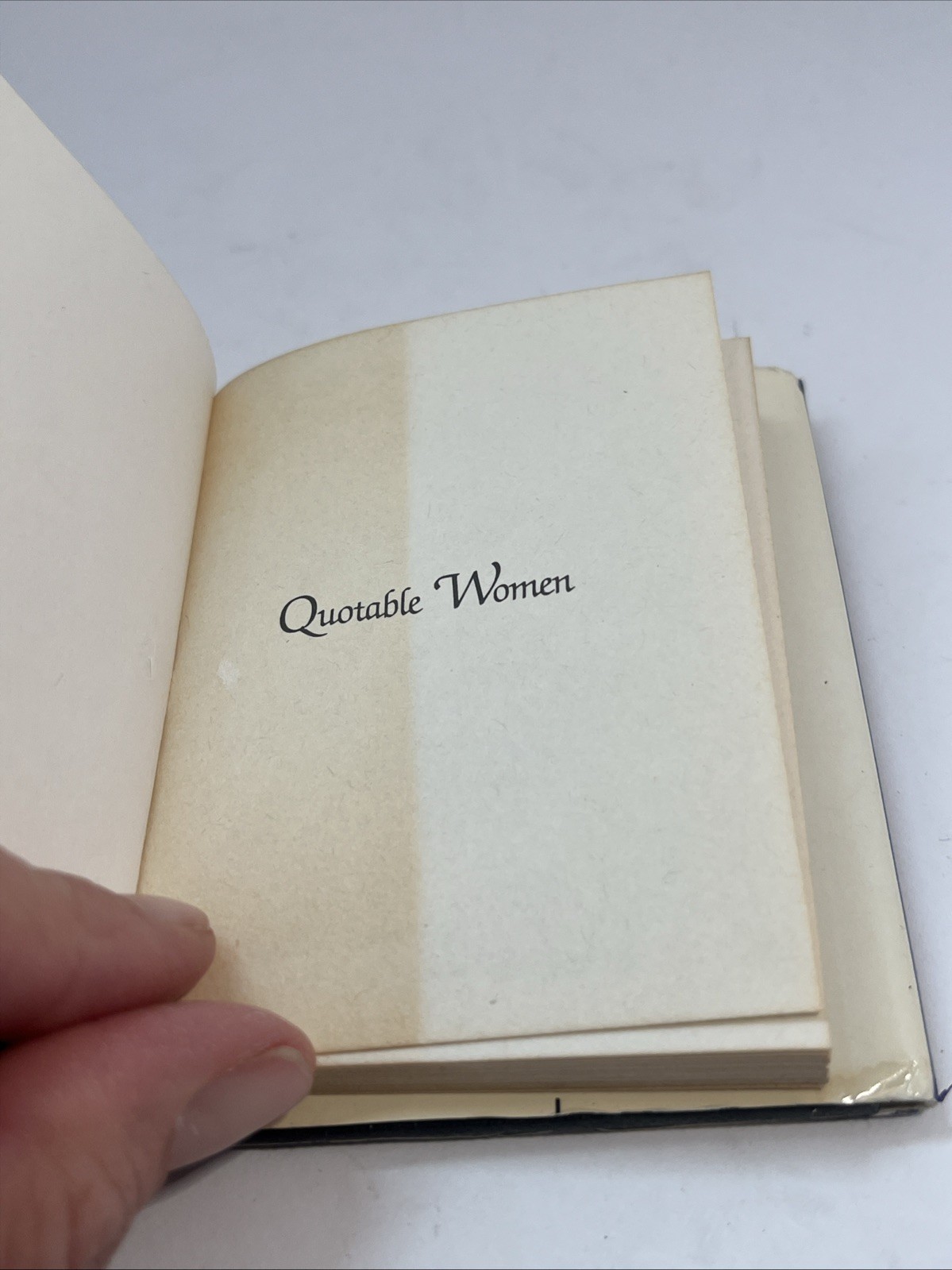 Vintage Quotable Women A Collection Of Shared Thoughts By Running Press 1989