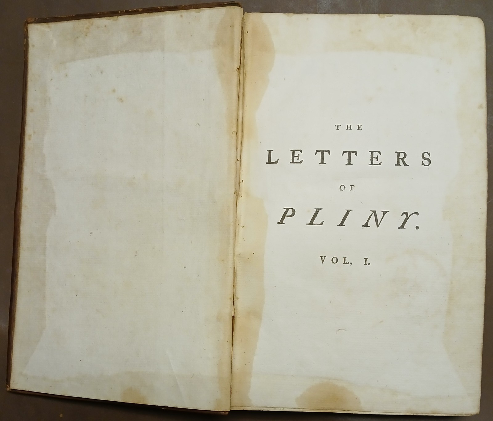 Letters of Pliny the Consul With Occassional Remarks, 1777 Two Volumes