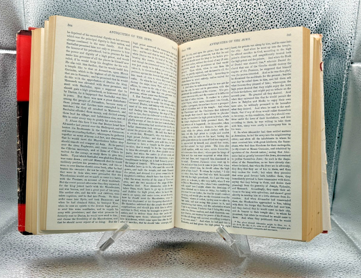 The Life and Works of Flavius Josephus William Whiston *HC* Good Cond.