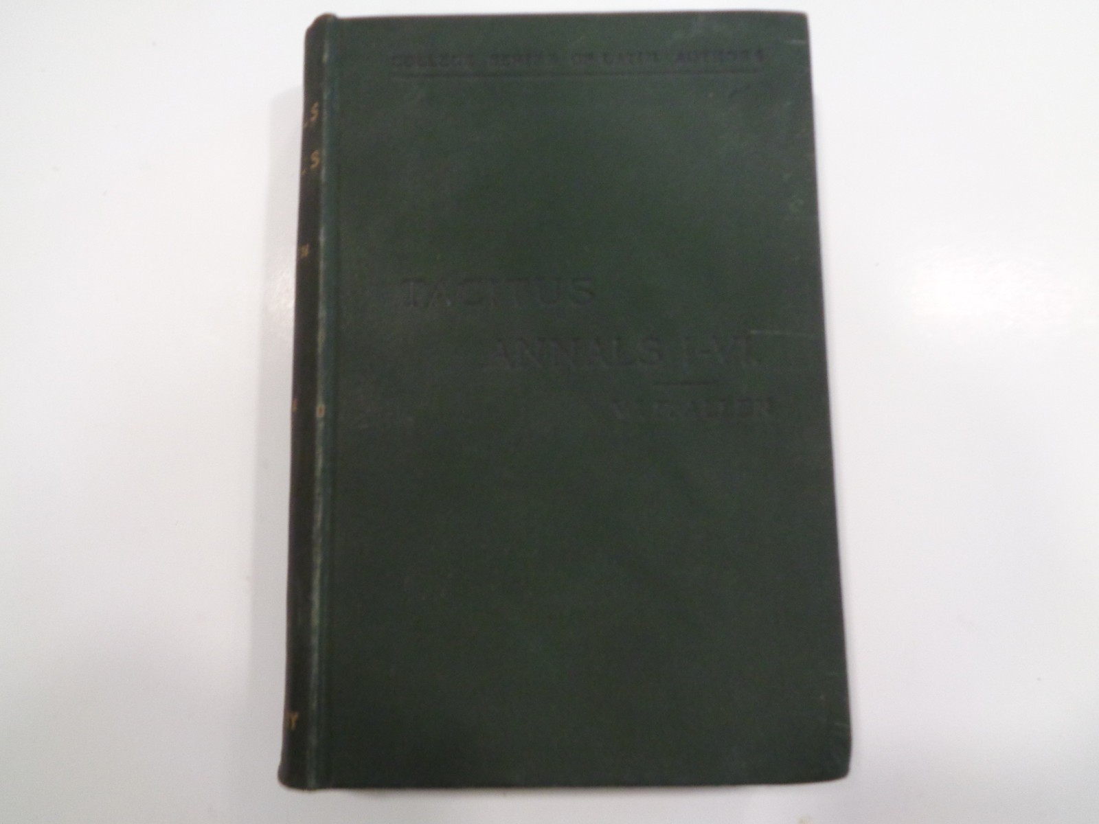 The Annuals of Tacitus 1890 Books I-VI Ancient Roman Classical Studies Latin