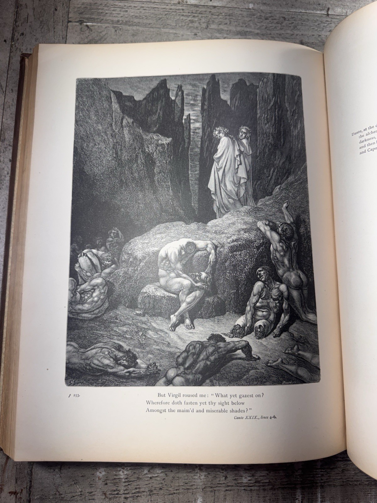 c. 1880’s – Dante’s Inferno – Alighieri – Gustave Doré – Illustrated Folio