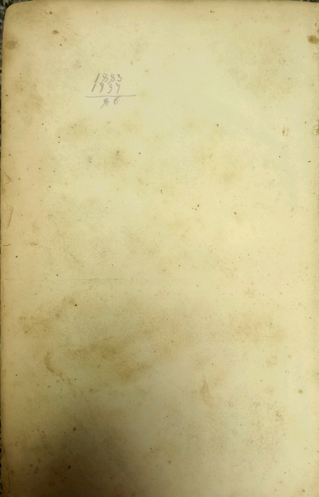 1848 Sanburn Family Bible (Bible Rescue #1085)