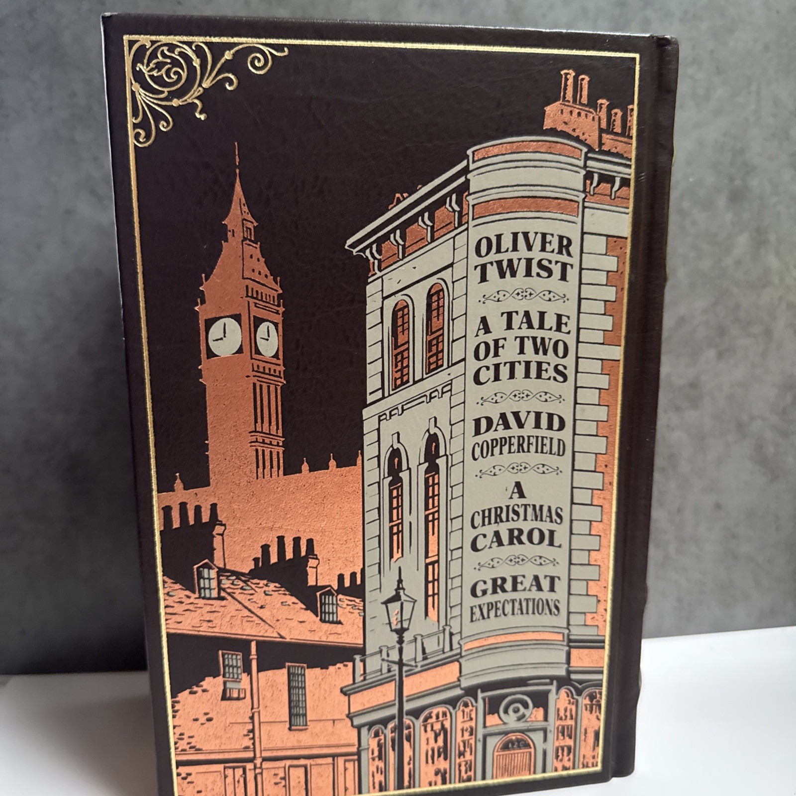 Charles Dickens Five Novels Barnes & Noble Special Edition Leather Hard Cover
