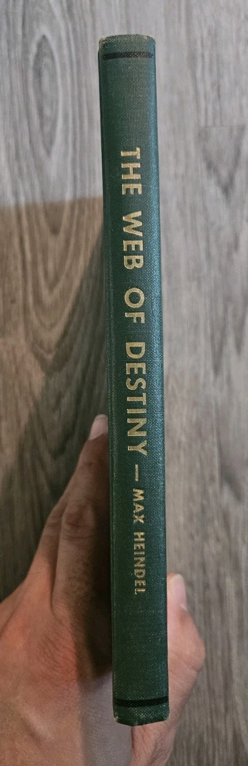 The Web of Destiny by Max Heindel HC Rosicrucian Fellowship Occult Mysticism