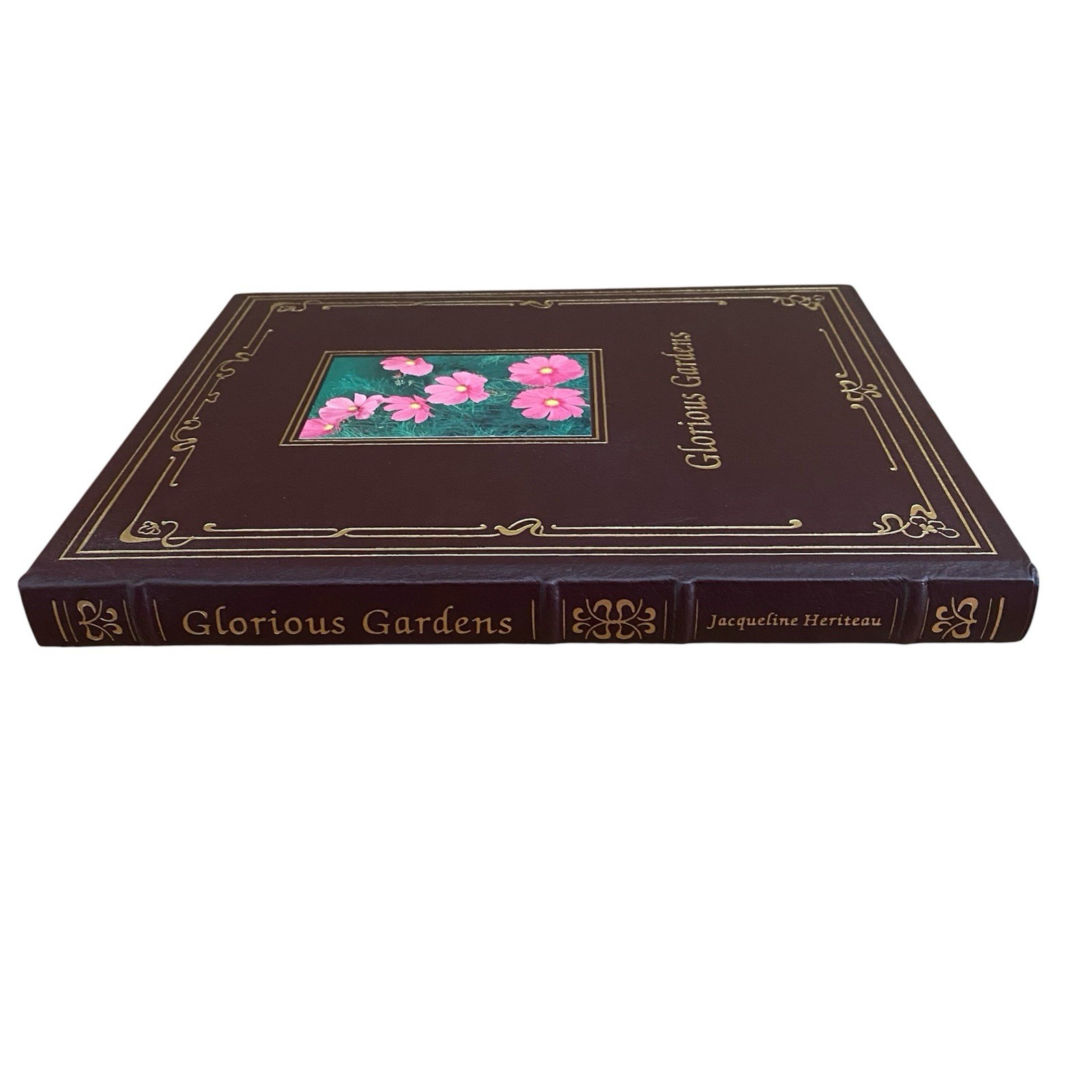 “Glorious Gardens” Roundtable Press Leather Bound HC Jaqueline Heriteau Book