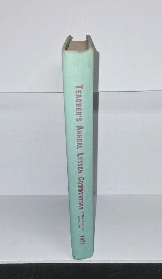 Church Of Christ 1971 Bible School Lessons Annual Lessons Commentary For Teacher