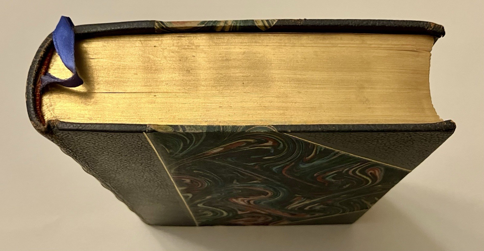 Complete Poems of Robert Frost in dark blue leather fine binding, 1955, poetry