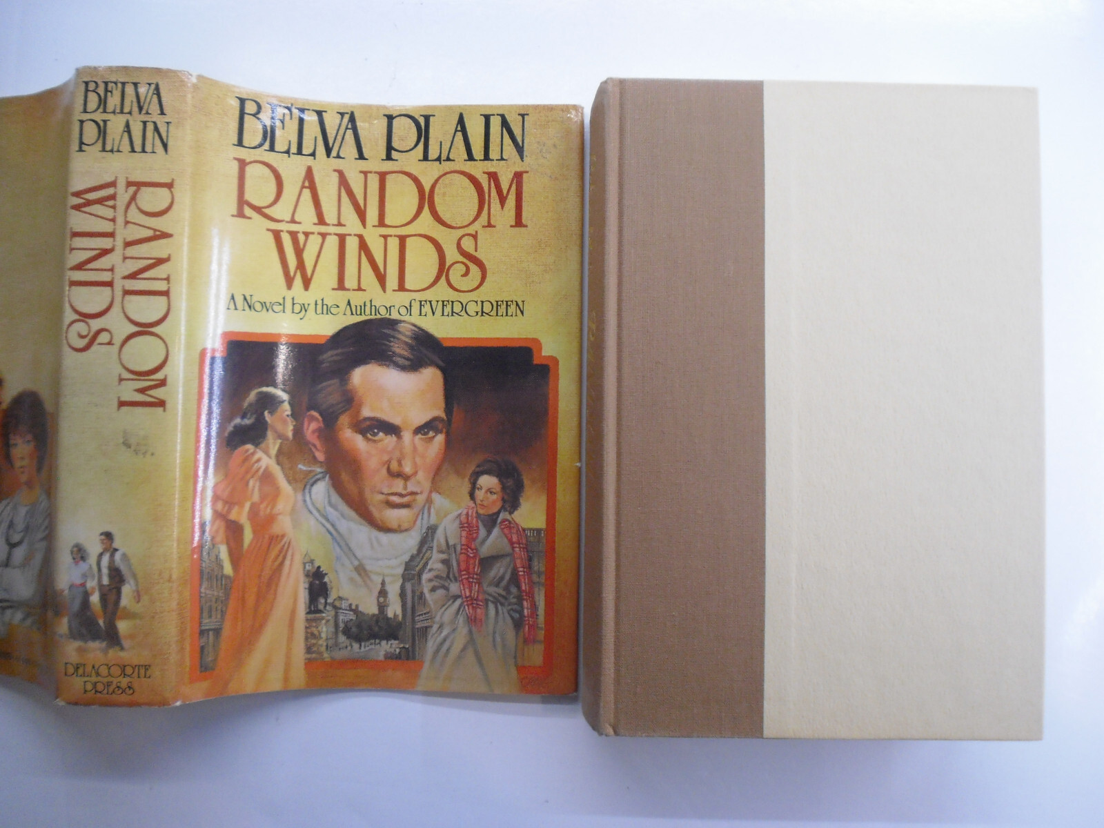 Random Winds, Belva Plain, Signed by Author, 1st Edition, 1980