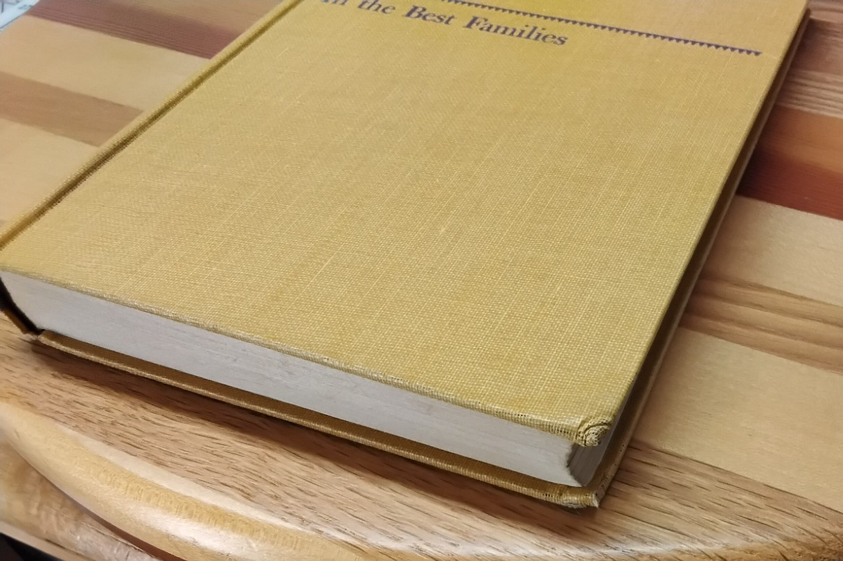 In The Best Families. Rex Stout. 1950. 1st edition hc/dj RF3b