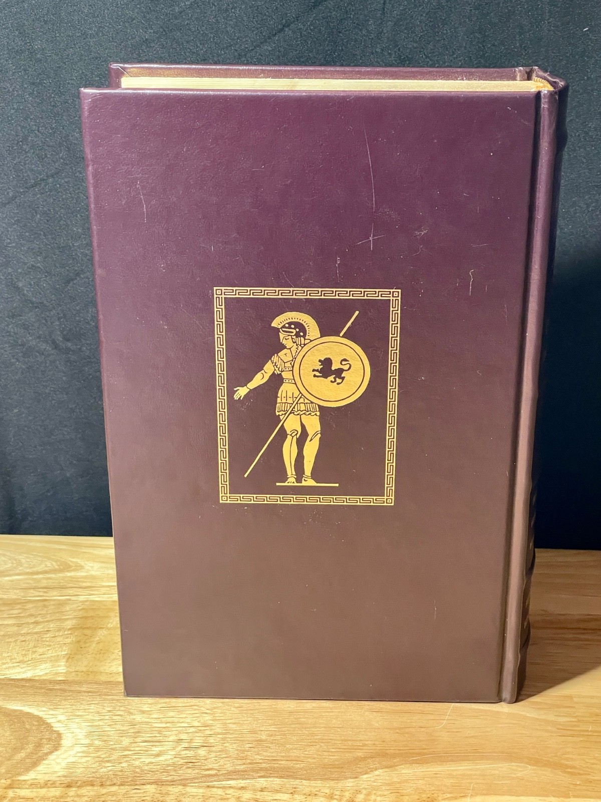 Homer The Iliad & The Odyssey Purple Leather Bound Barnes & Noble 1999 Hardcover