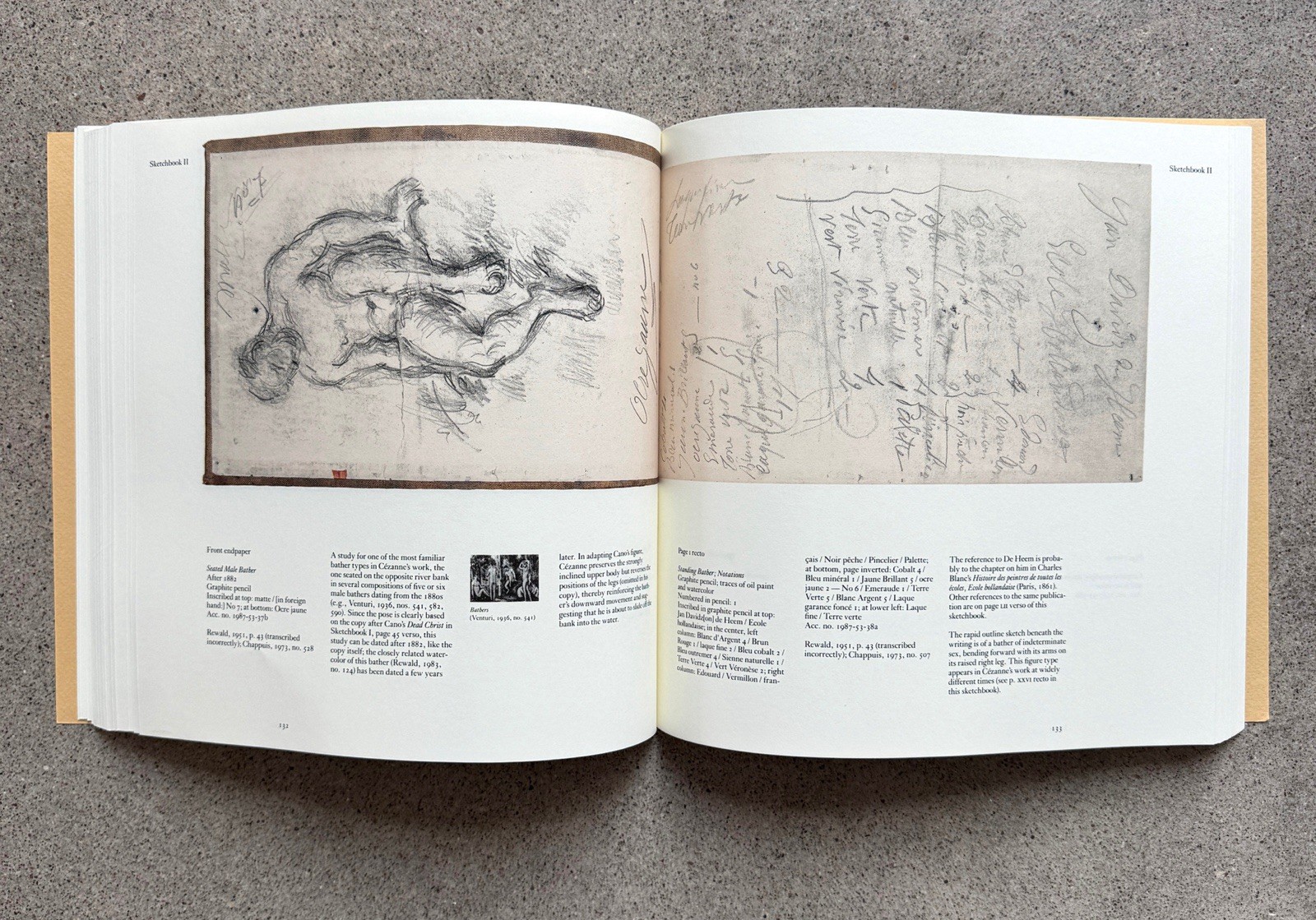 Paul Cezanne Two Sketchbooks 1989 Philadelphia Museum Tarn Ex Libris