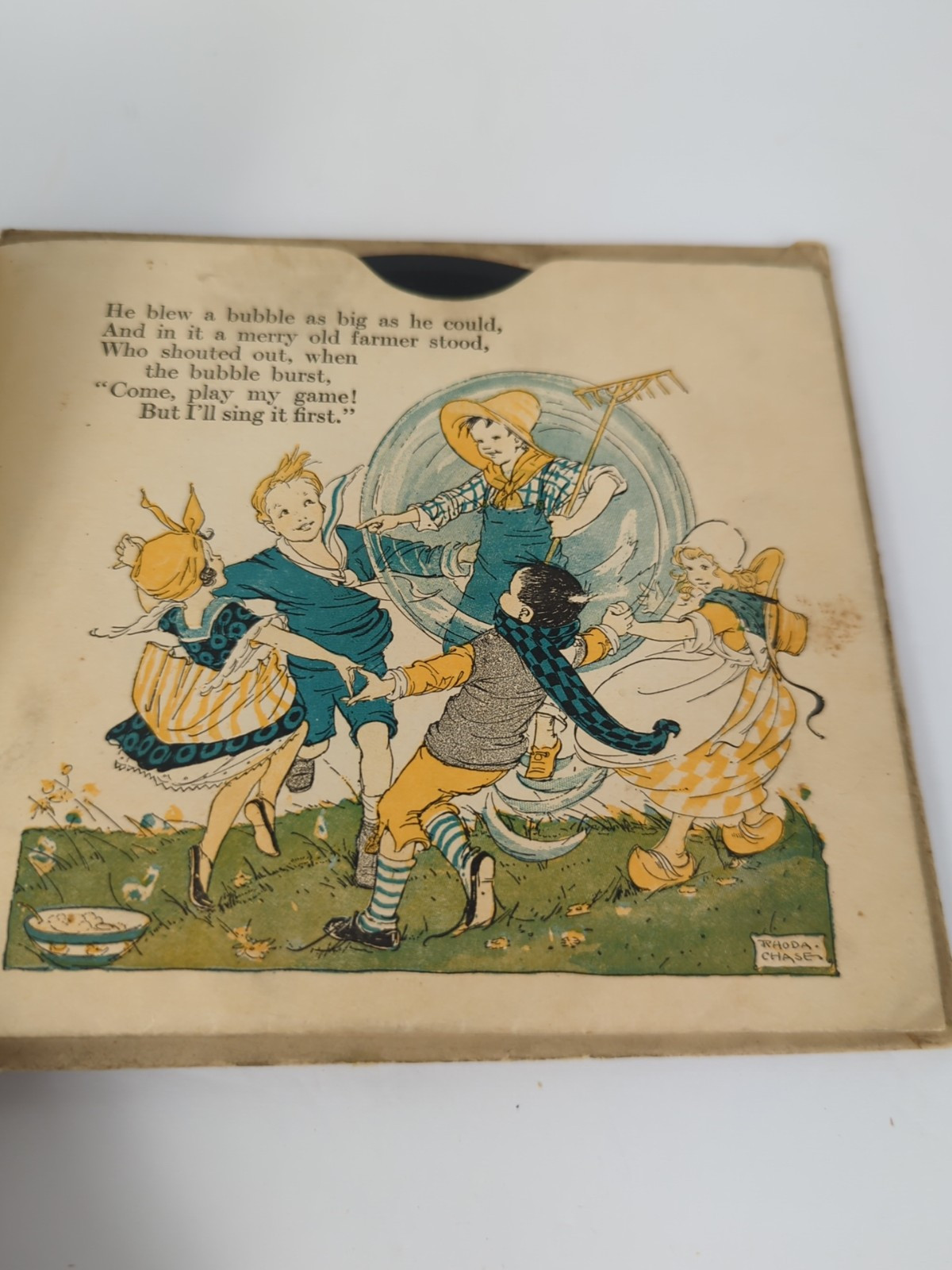 Antique Bubble Book W/Records Second, Third, The Pet Harper-columbia 1918 READ