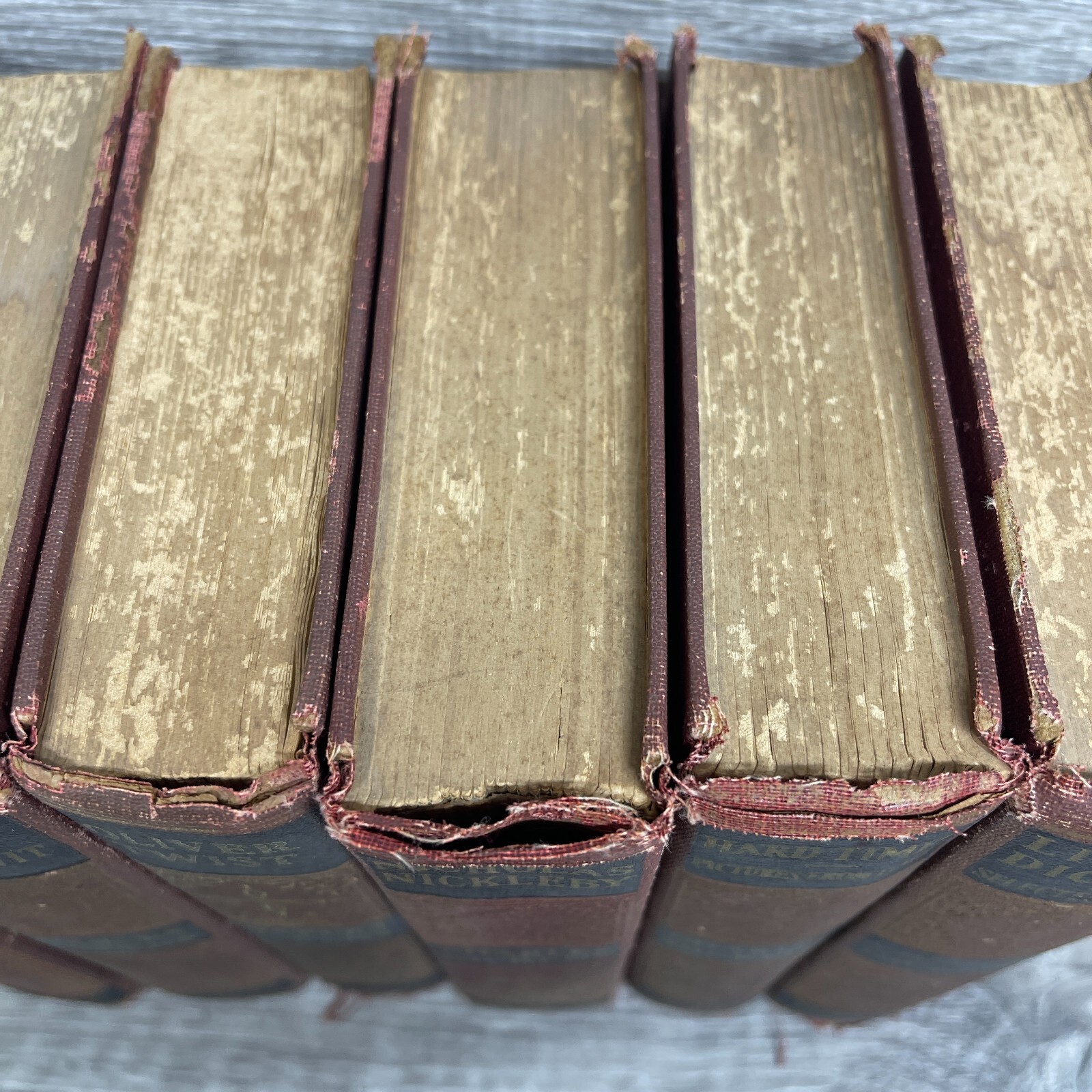The Works Of Charles Dickens Vintage 1867 1868 Lot David Coperfield Incomplete