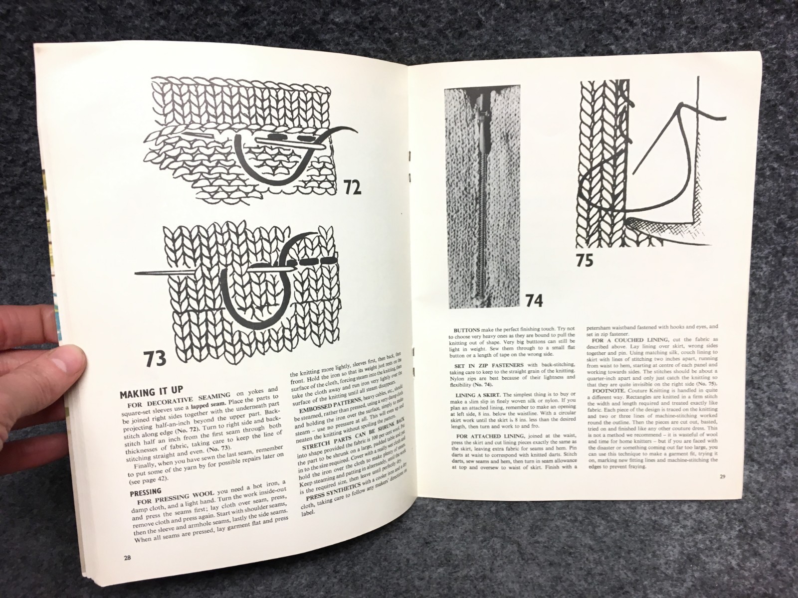 Vogue’s Good Knitting Guide Book First Reprint 2/6 1962? Vintage Catalog Booklet
