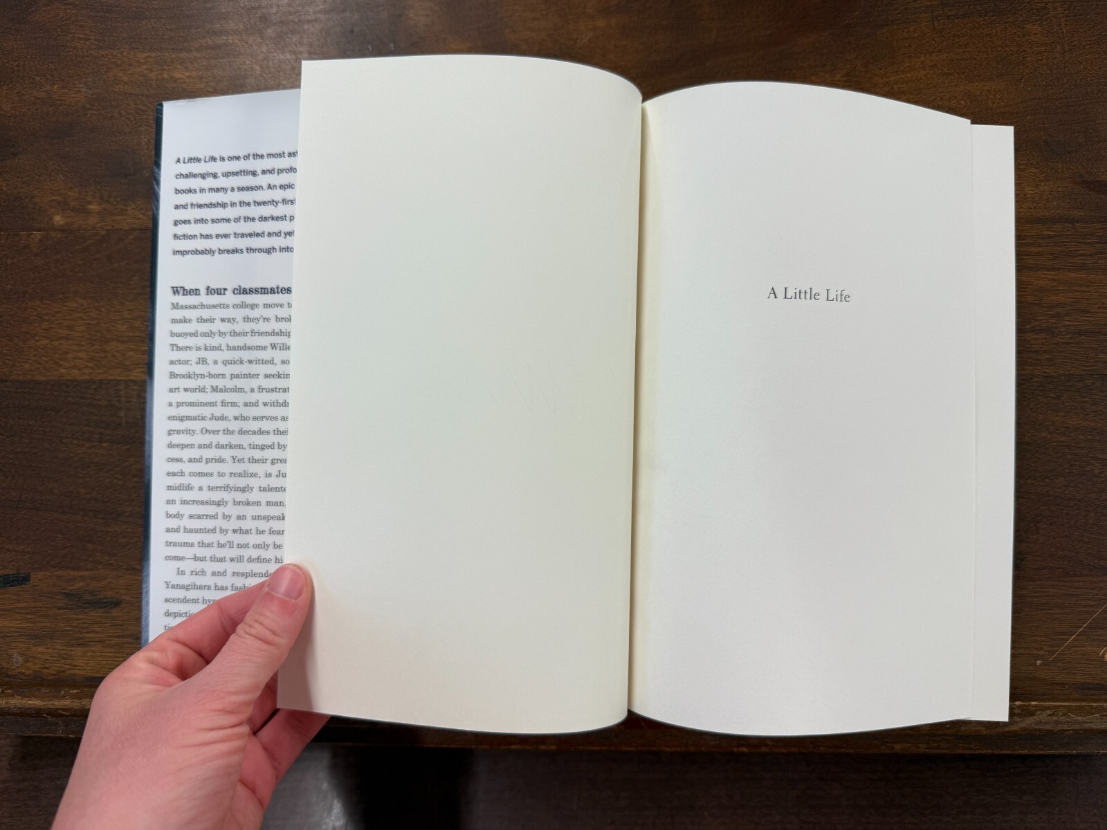 A Little Life Hanya Yanagihara First Edition SIGNED HCDJ (Doubleday, 2015)
